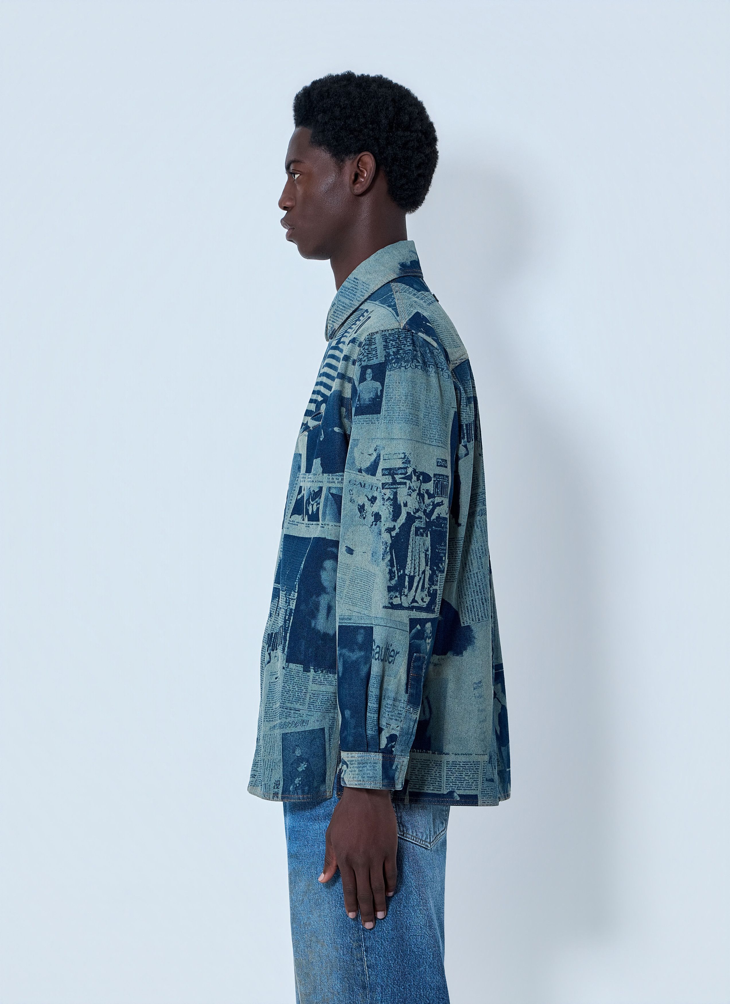 Jean Paul Gaultier Printed Cotton Poplin Shirt Size US S / EU 44-46 / 1 - 3 Thumbnail