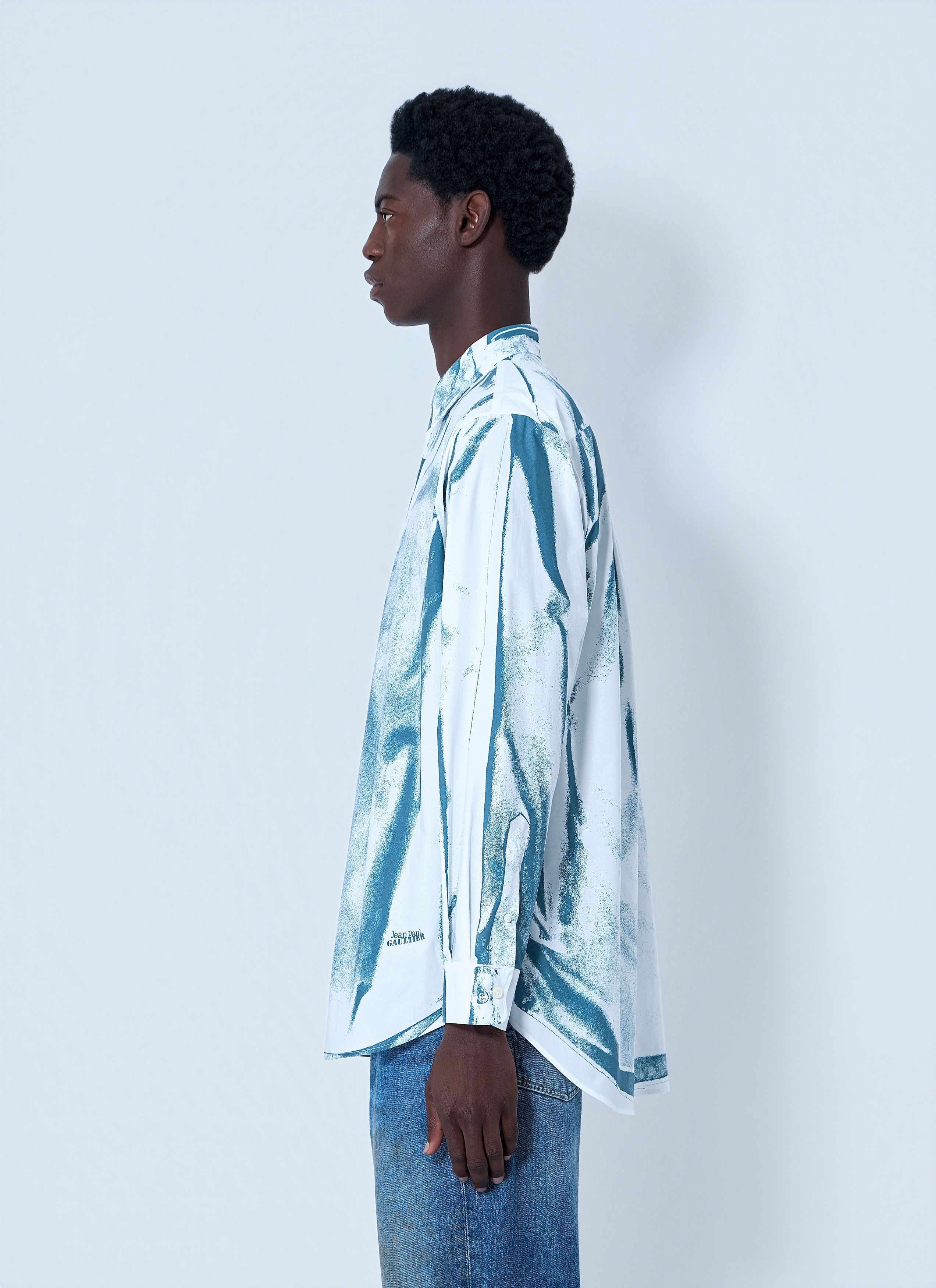 Jean Paul Gaultier Abstract Print Button-Down Shirt Size US XXL / EU 58 / 5 - 3 Thumbnail
