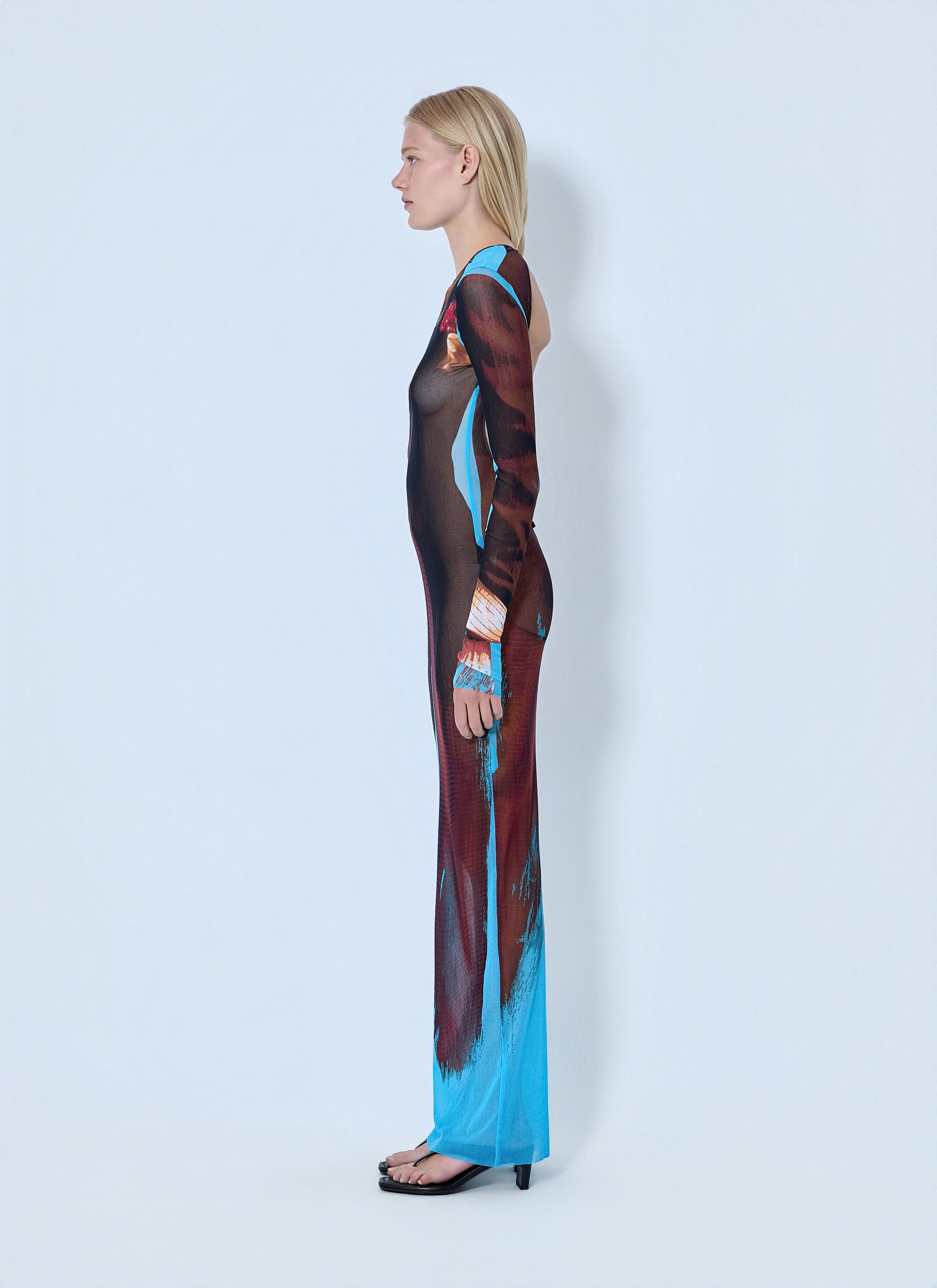 Jean Paul Gaultier Re-Edition La Robe Tennis Costume Long Dress Size L / US 10 / IT 46 - 3 Thumbnail