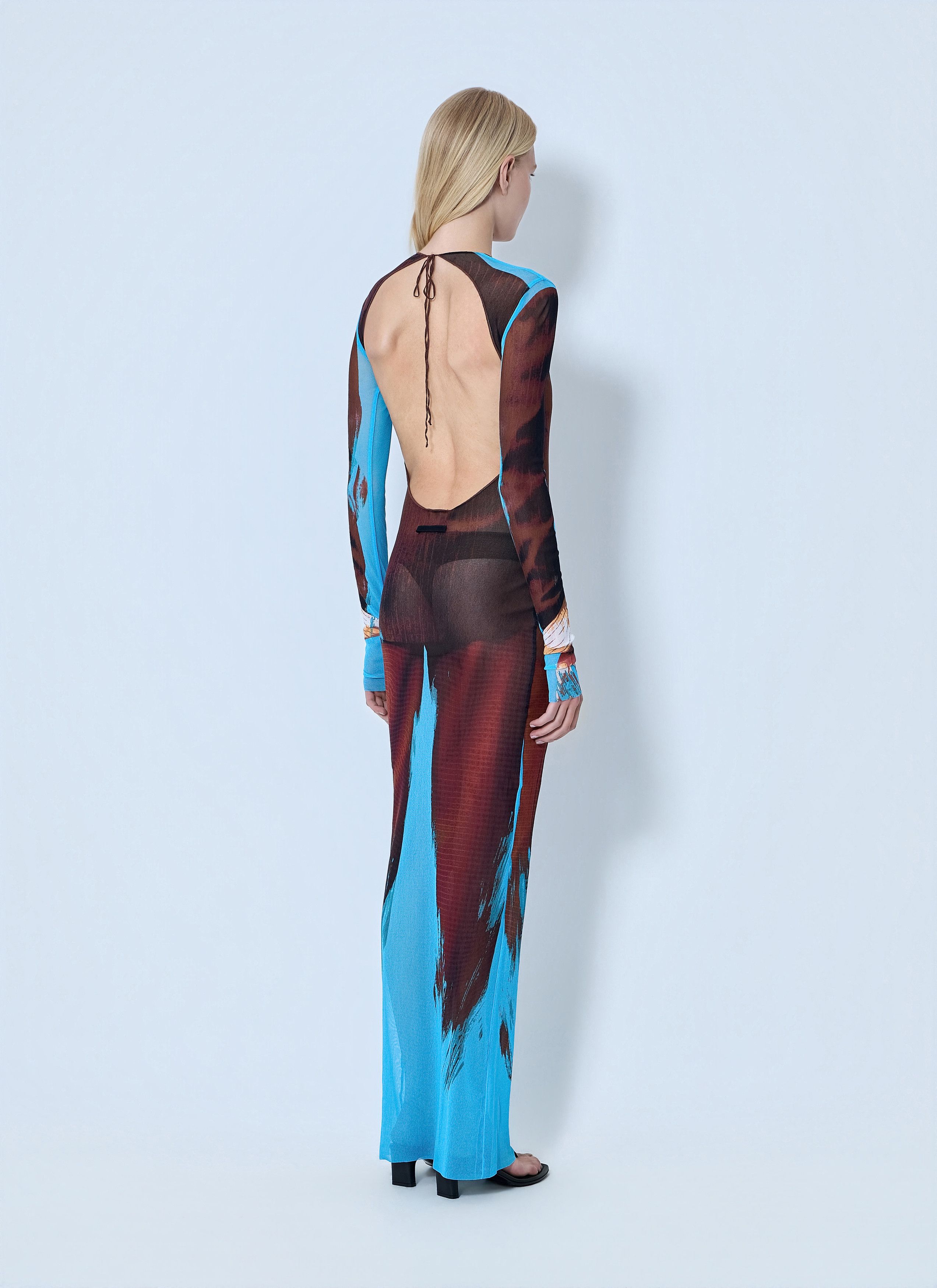 Jean Paul Gaultier Re-Edition La Robe Tennis Costume Long Dress Size S / US 4 / IT 40 - 4 Thumbnail
