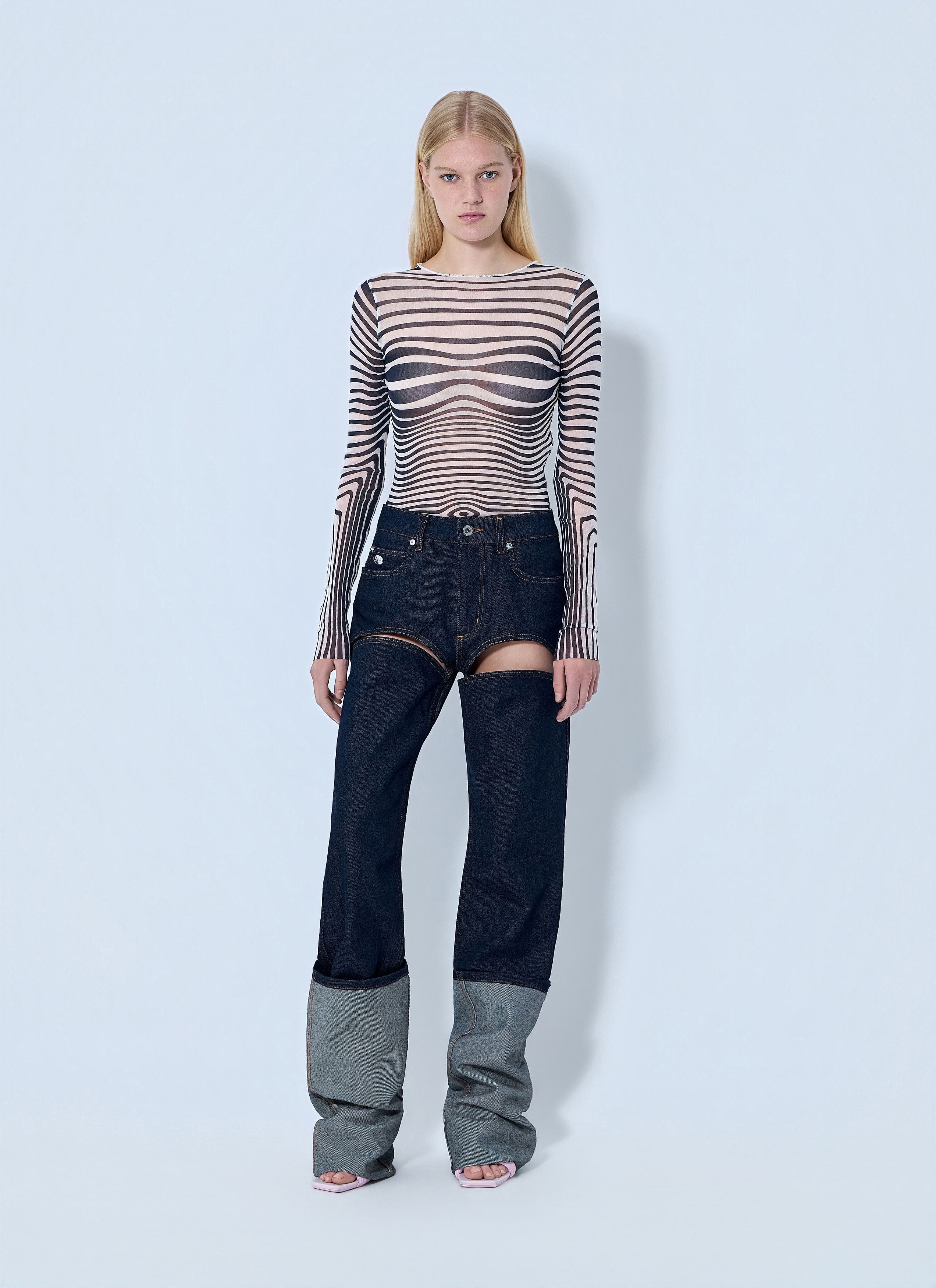 Jean Paul Gaultier Re-Edition The Body Morphing Top Size XS / US 0-2 / IT 36-38 - 2 Thumbnail