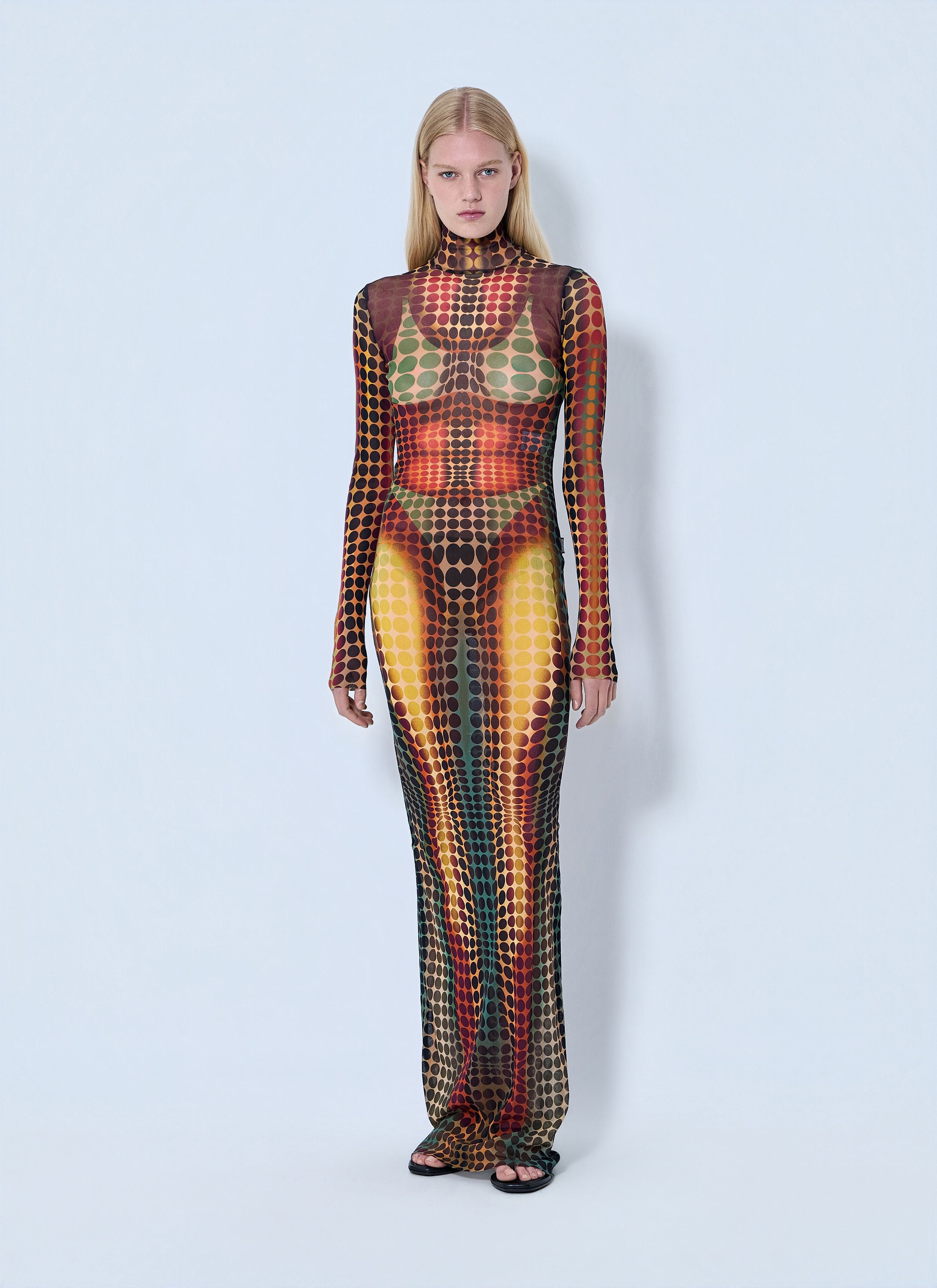 Jean Paul Gaultier Re-Edition Long Dress High Neck Size S / US 4 / IT 40 - 2 Thumbnail