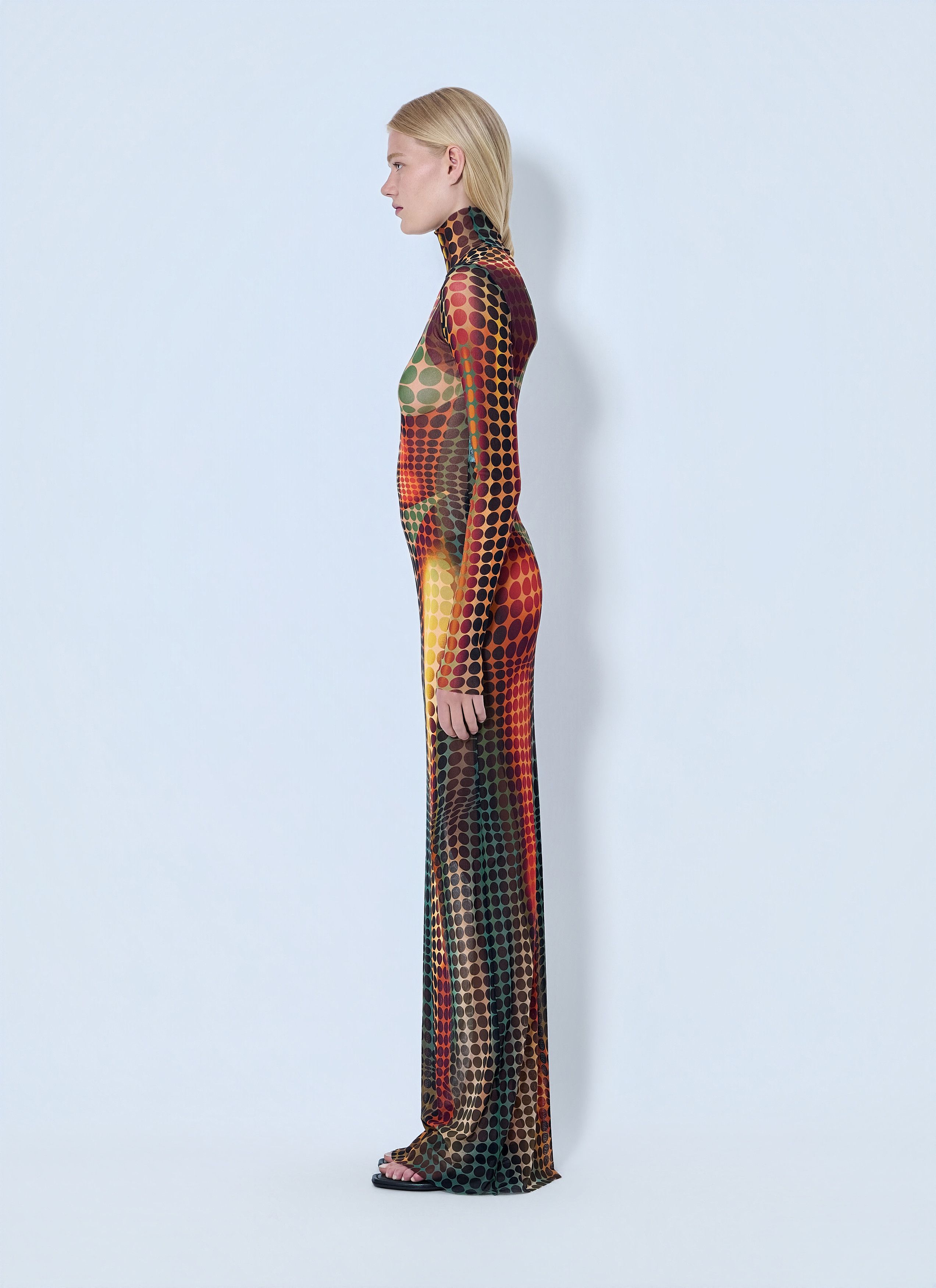 Jean Paul Gaultier Re-Edition Long Dress High Neck Size XS / US 0-2 / IT 36-38 - 3 Thumbnail