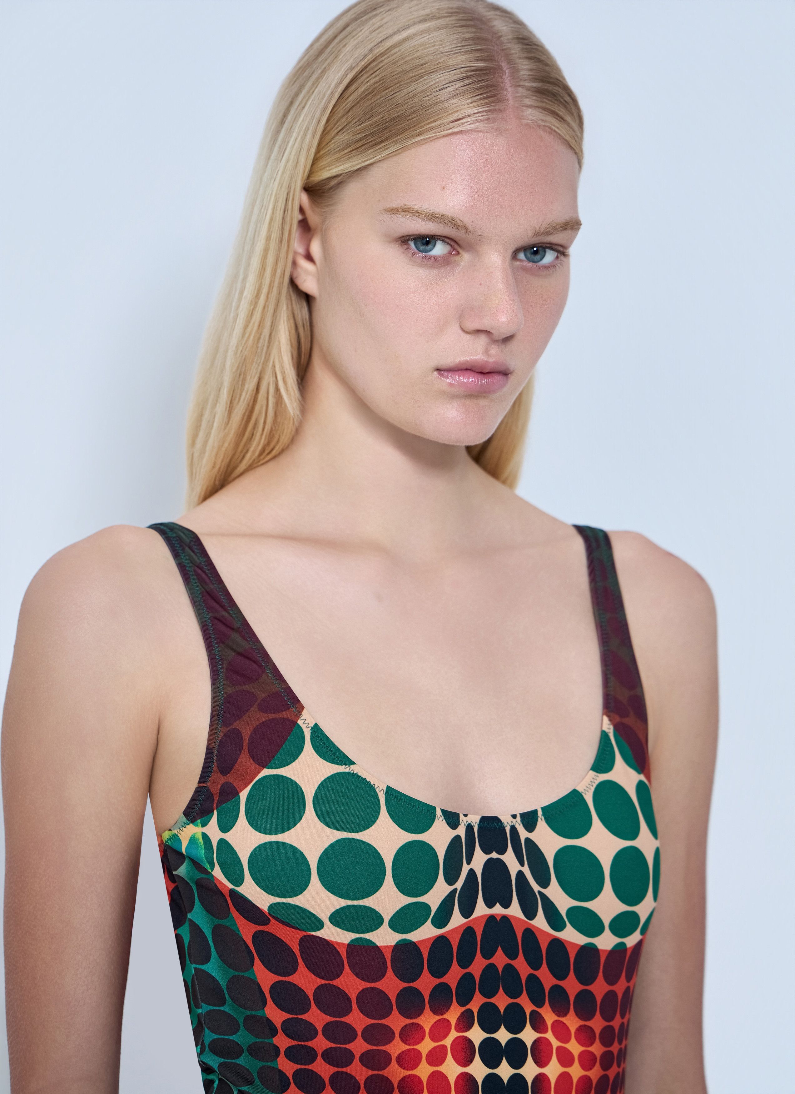 Jean Paul Gaultier Re-Edition The Brown Dots Swimsuit Size S / US 4 / IT 40 - 5 Thumbnail