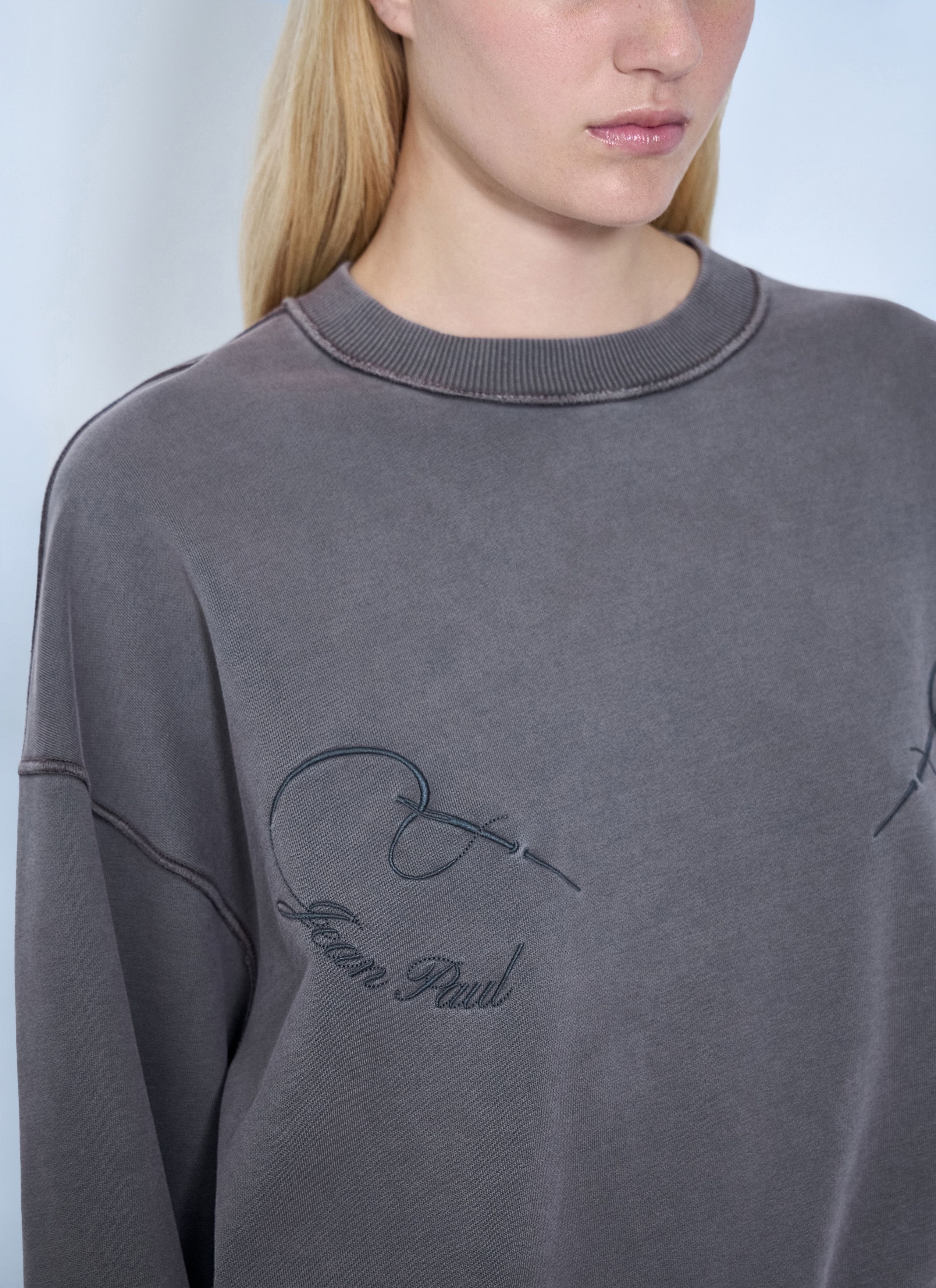 Jean Paul Gaultier Fleece Embroidered Sweatshirt Size M / US 6-8 / IT 42-44 - 5 Thumbnail