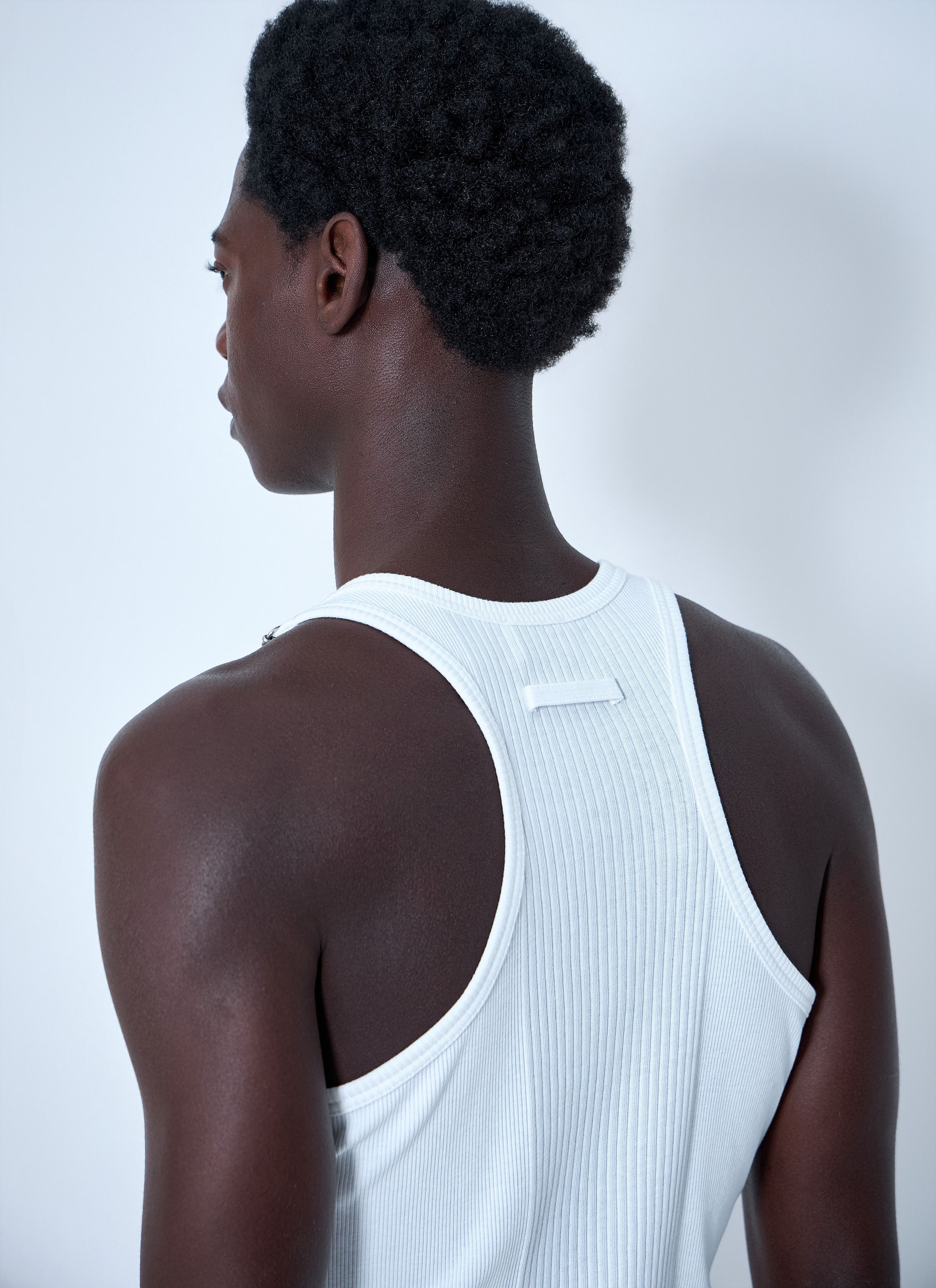 Jean Paul Gaultier Ribbed Tank Top with Metallic Hardware Size US XXL / EU 58 / 5 - 5 Thumbnail