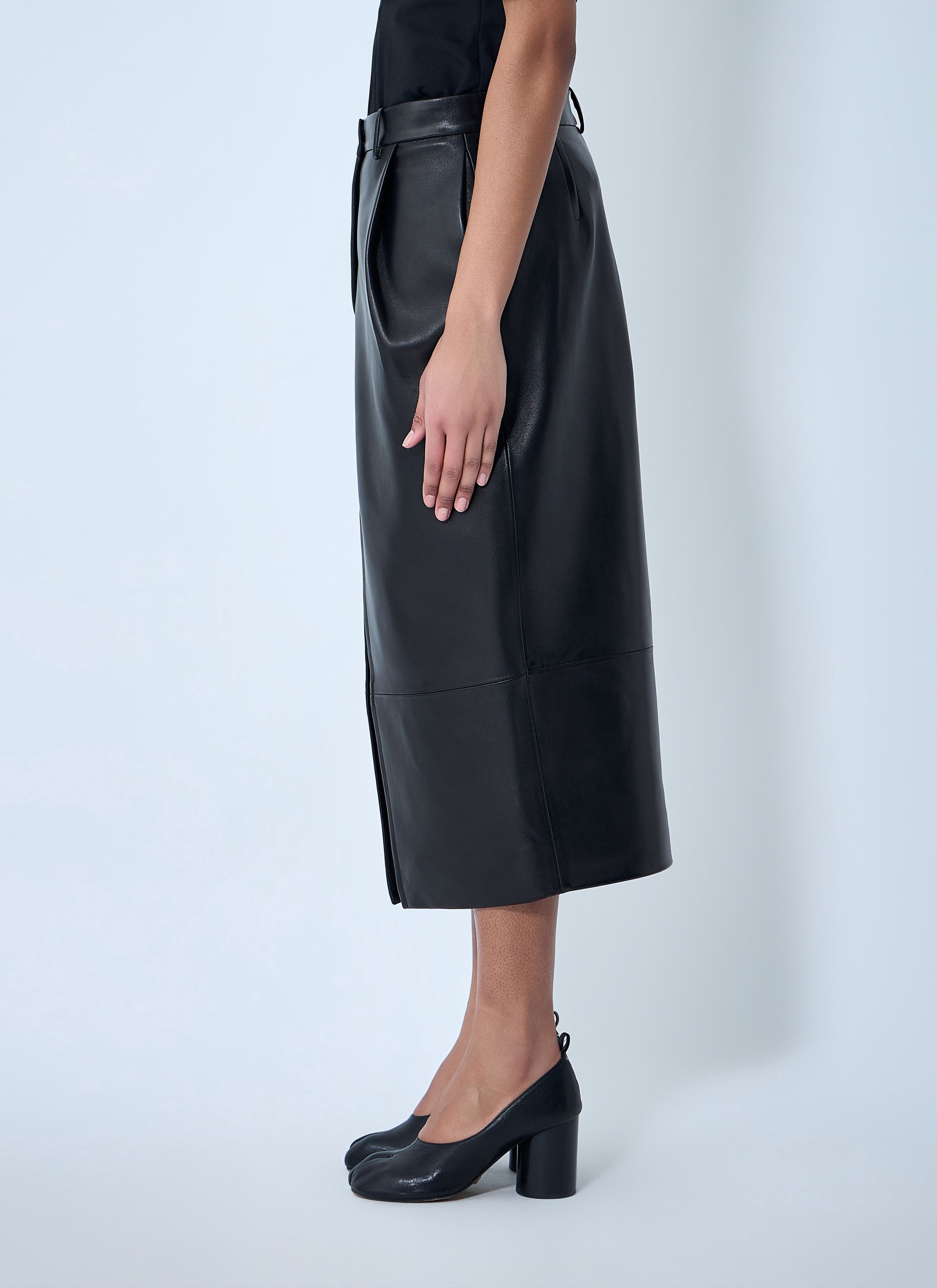 KHAITE Anden Midi Skirt Size 27" / US 4 / IT 40 - 3 Thumbnail
