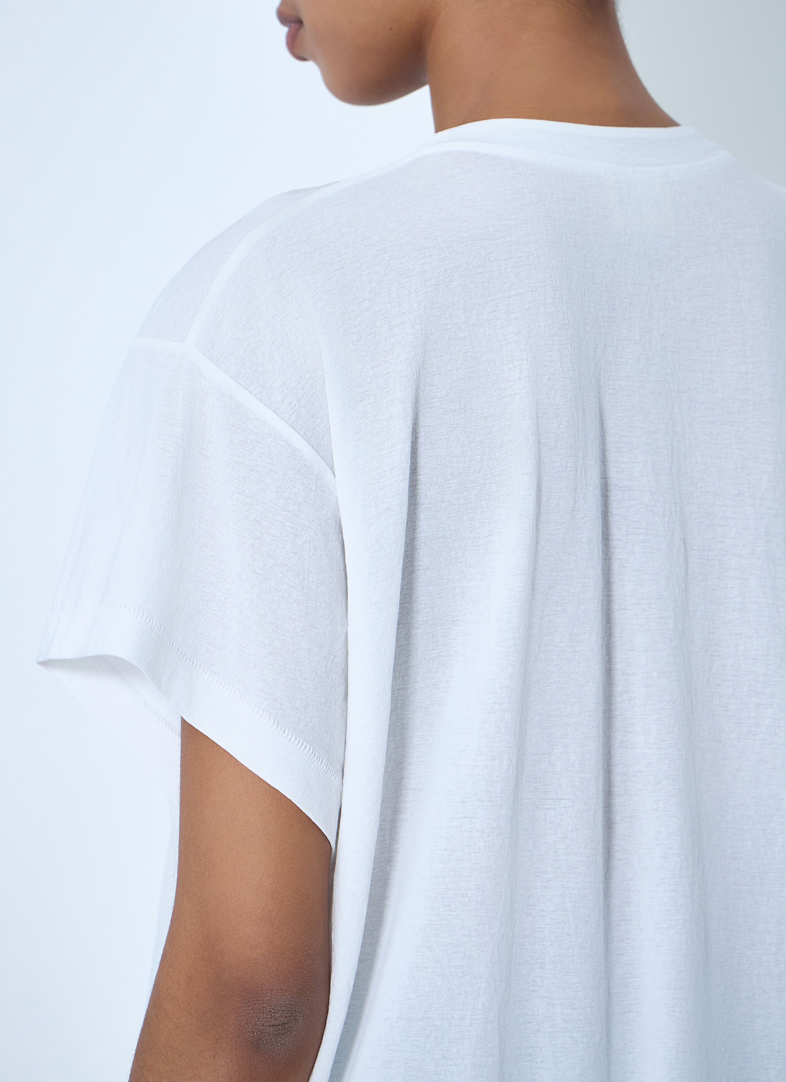 KHAITE Cotton Jersey T-Shirt Size S / US 4 / IT 40 - 6 Thumbnail