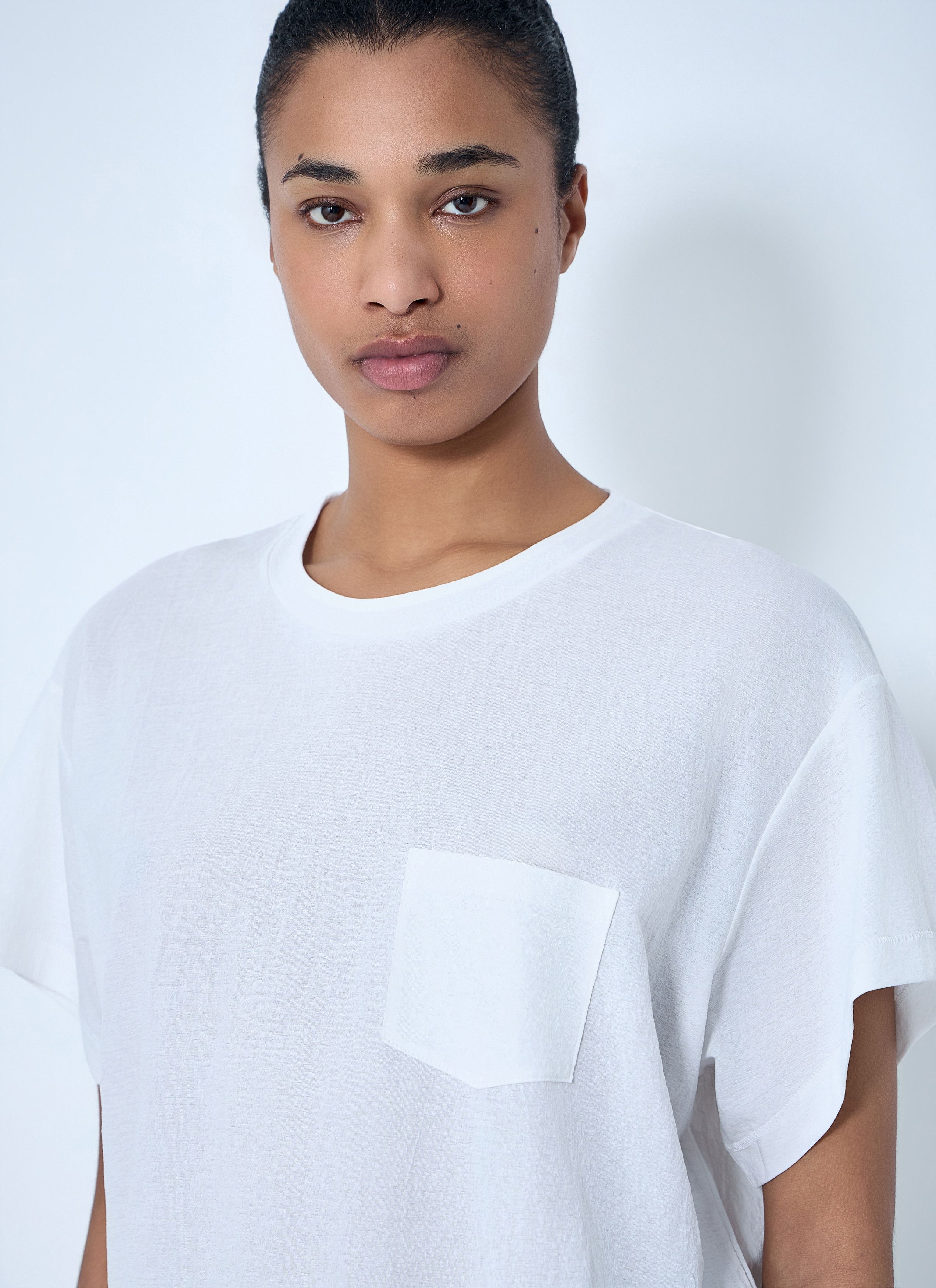 KHAITE Cotton Jersey T-Shirt Size XS / US 0-2 / IT 36-38 - 5 Thumbnail