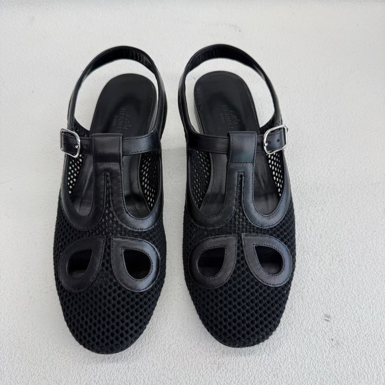 Hermes Hermès Kim Mesh Leather Ballet Flats Size 39 Size US 9 / IT 39 - 3 Thumbnail