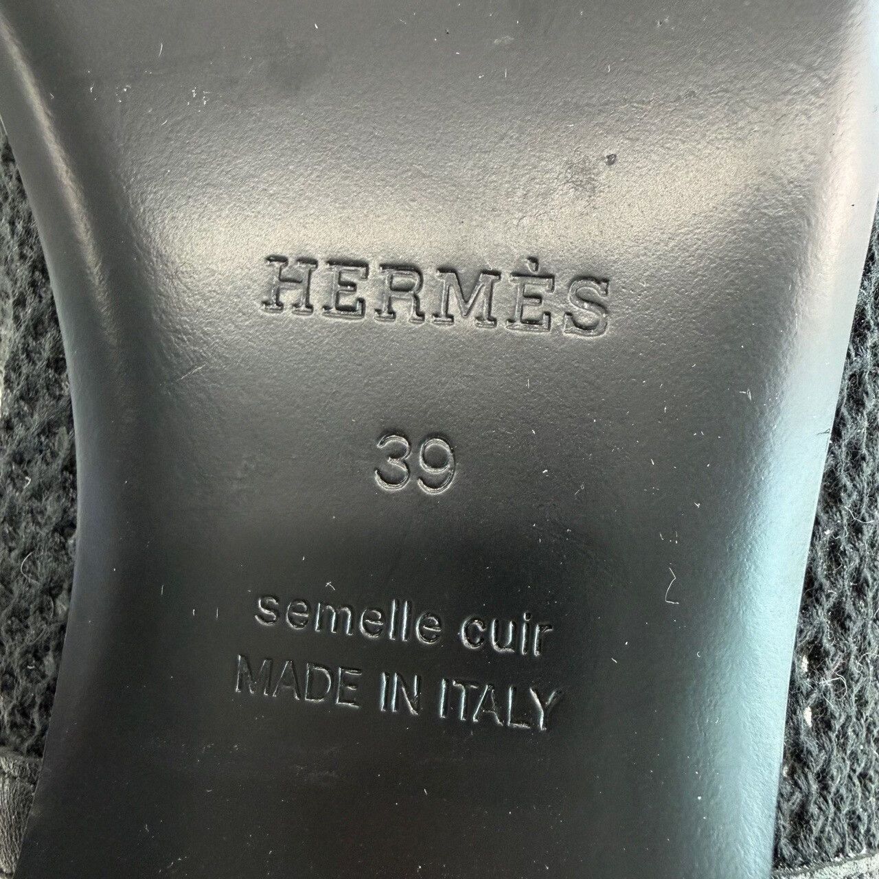 Hermes Hermès Kim Mesh Leather Ballet Flats Size 39 Size US 9 / IT 39 - 9 Thumbnail