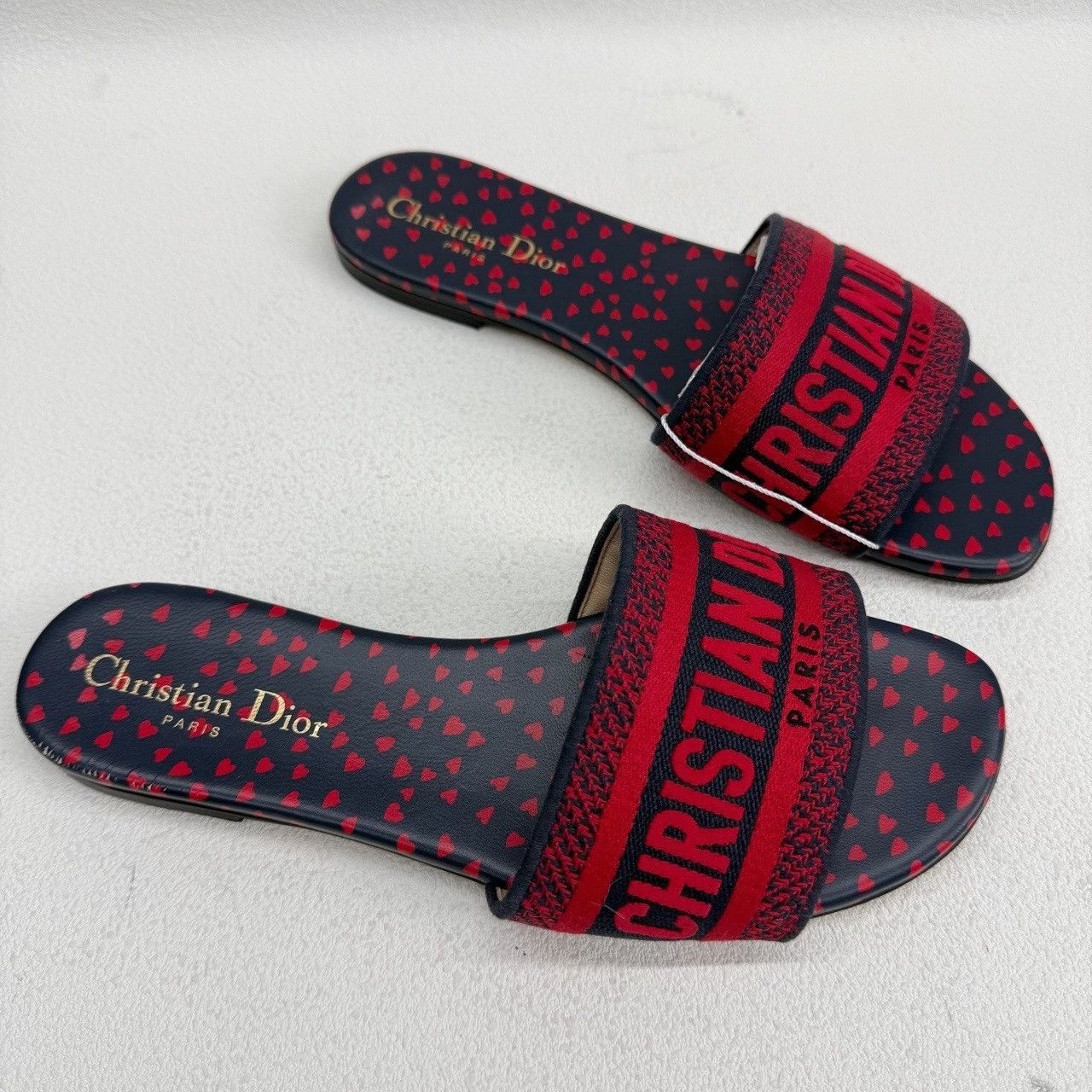 Dior Dior Heart Dway Sandals Size 37.5 Size US 7.5 / IT 37.5 - 4 Thumbnail