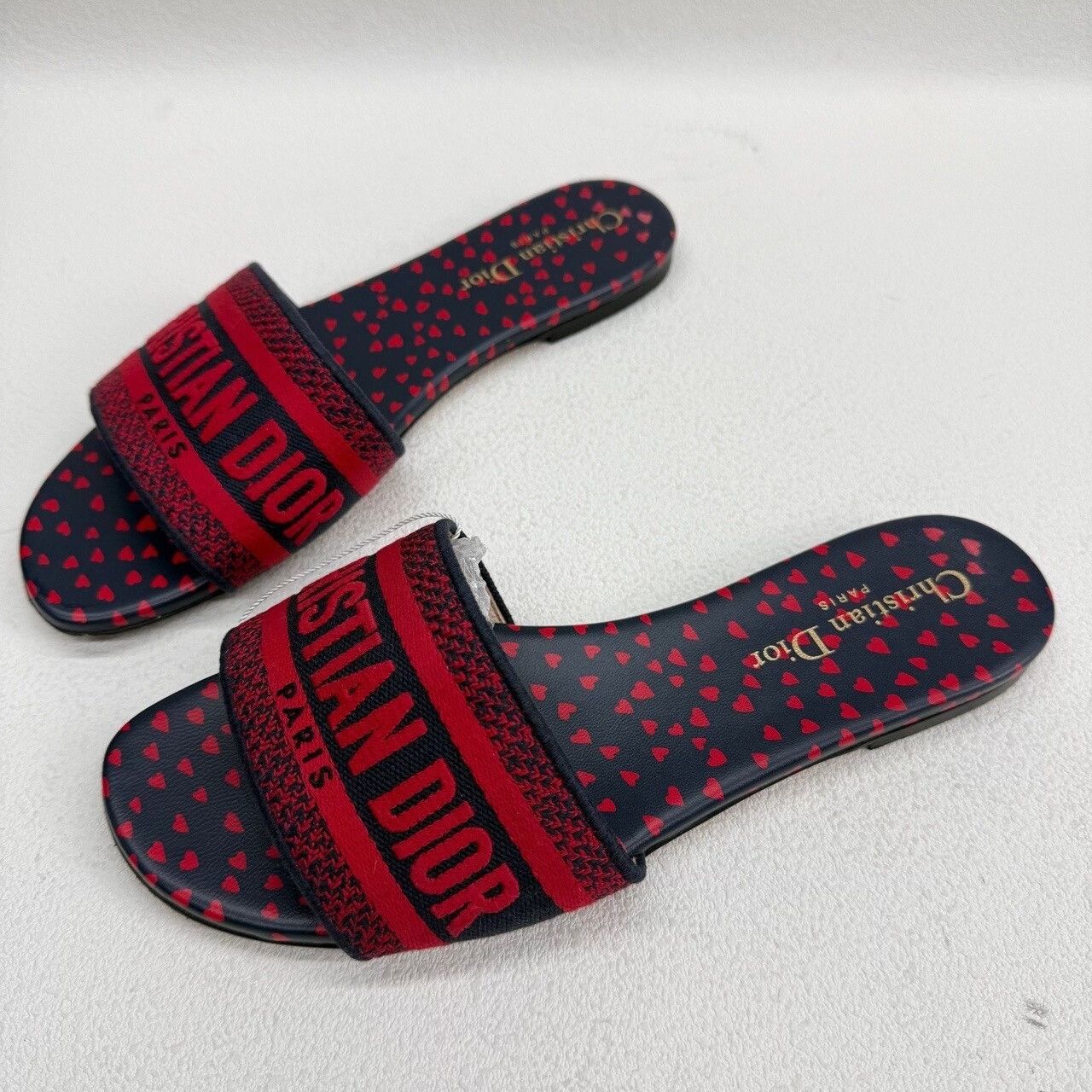 Dior Dior Heart Dway Sandals Size 37.5 Size US 7.5 / IT 37.5 - 2 Thumbnail