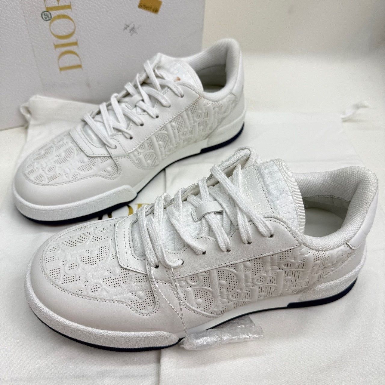 Dior Dior Perforated Oblique Low-Top Sneakers Size 39.5 Size US 9.5 / IT 39.5 - 2 Thumbnail