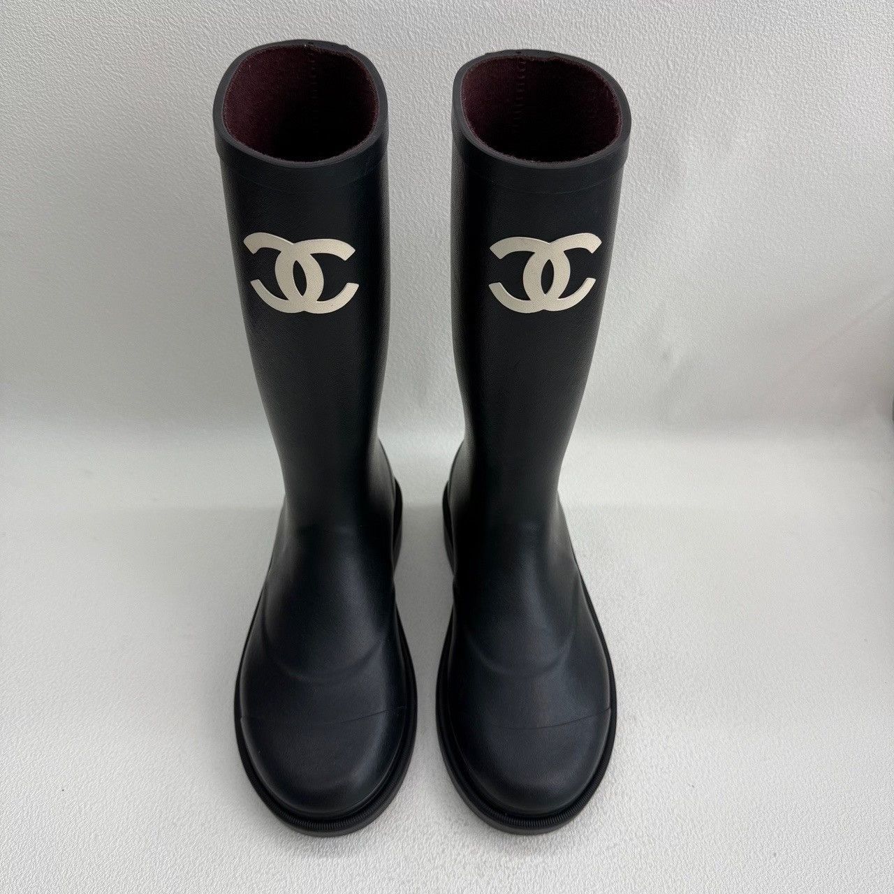 Chanel Chanel Logo Rubber Boots Size 36 Size US 5 / IT 35 - 3 Thumbnail