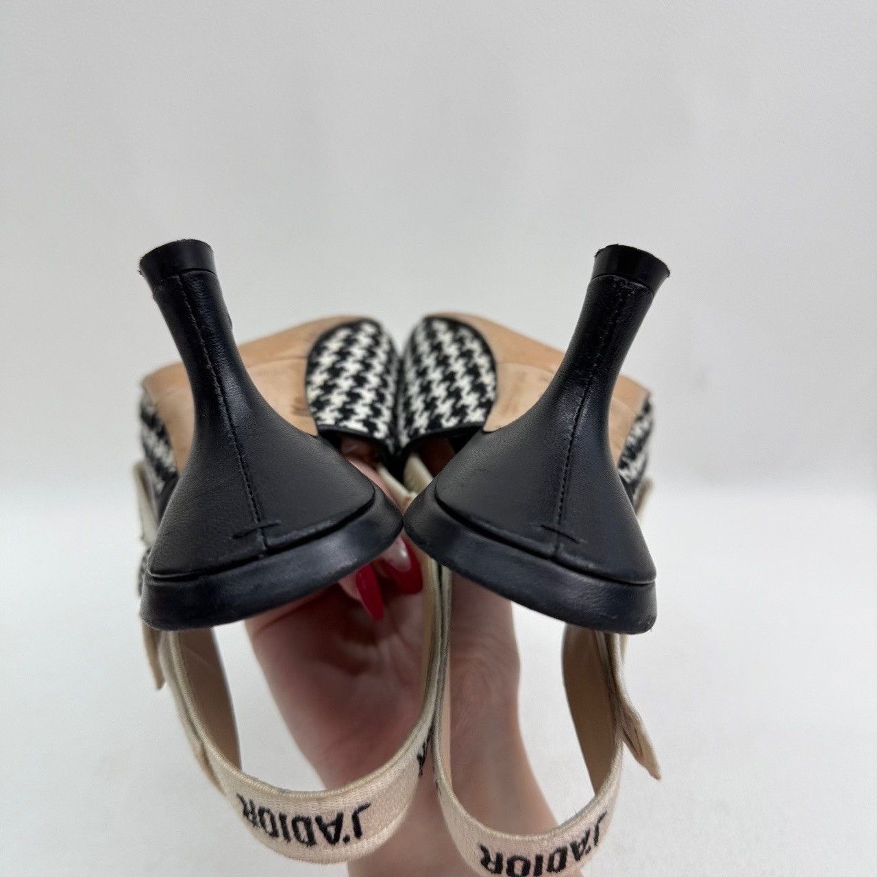 Dior Dior Houndstooth J'Adior Slingback Heels Size 36.5 Size US 6.5 / IT 36.5 - 7 Thumbnail