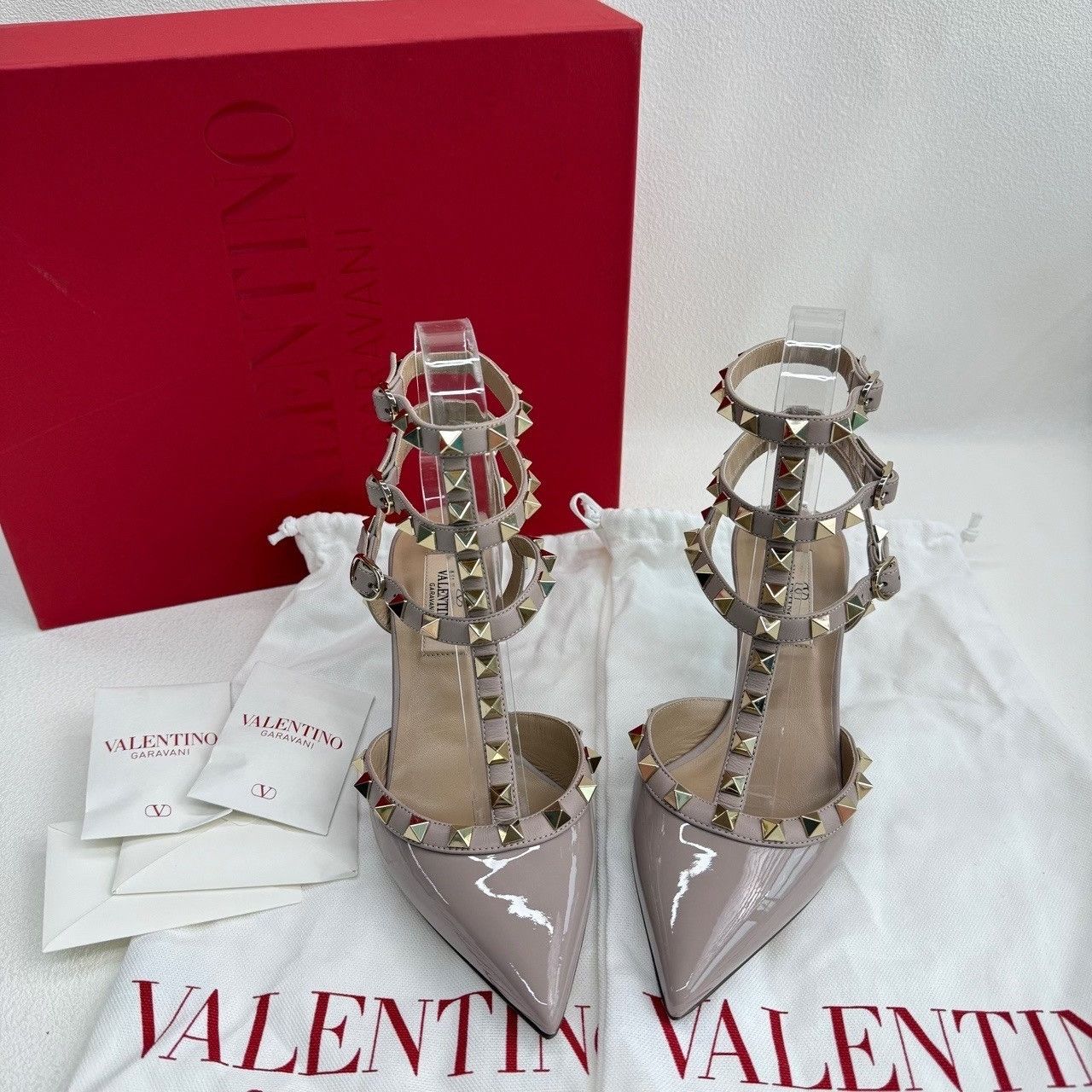 Valentino Valentino Rockstud Patent Leather Heels Size 35.5 Size US 5.5 / IT 35.5 - 2 Thumbnail