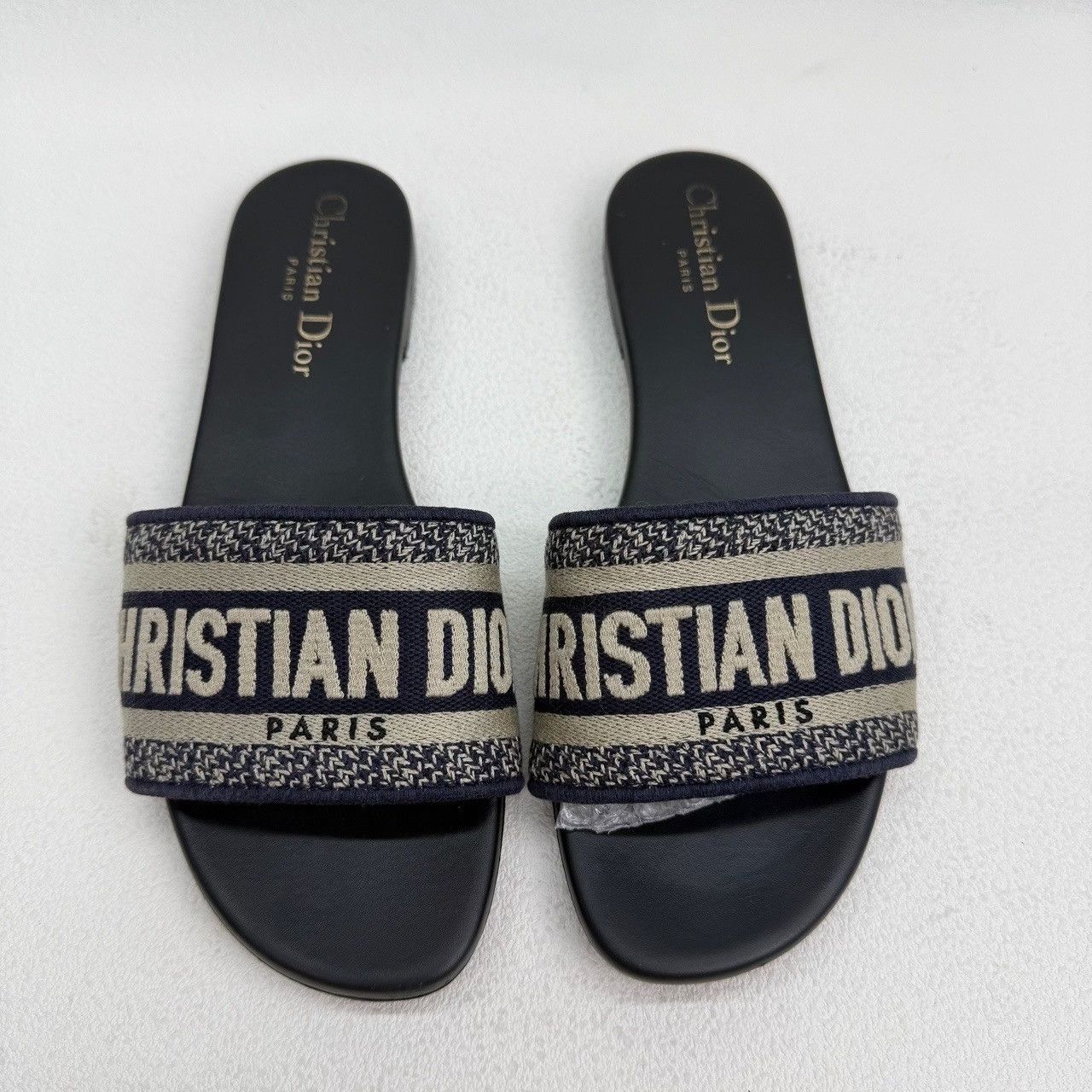 Dior Dior Dway Embroidered Slides Size 35.5 Size US 5.5 / IT 35.5 - 3 Thumbnail
