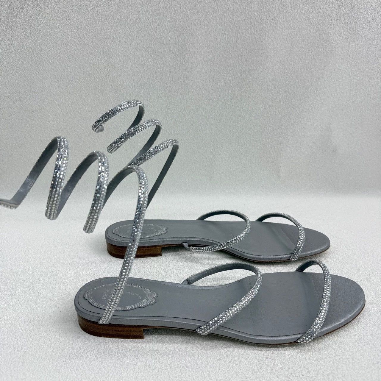 Rene Caovilla Rene Caovilla Cleo Rhinestone Coil Sandals Size 39 Size US 9 / IT 39 - 5 Thumbnail