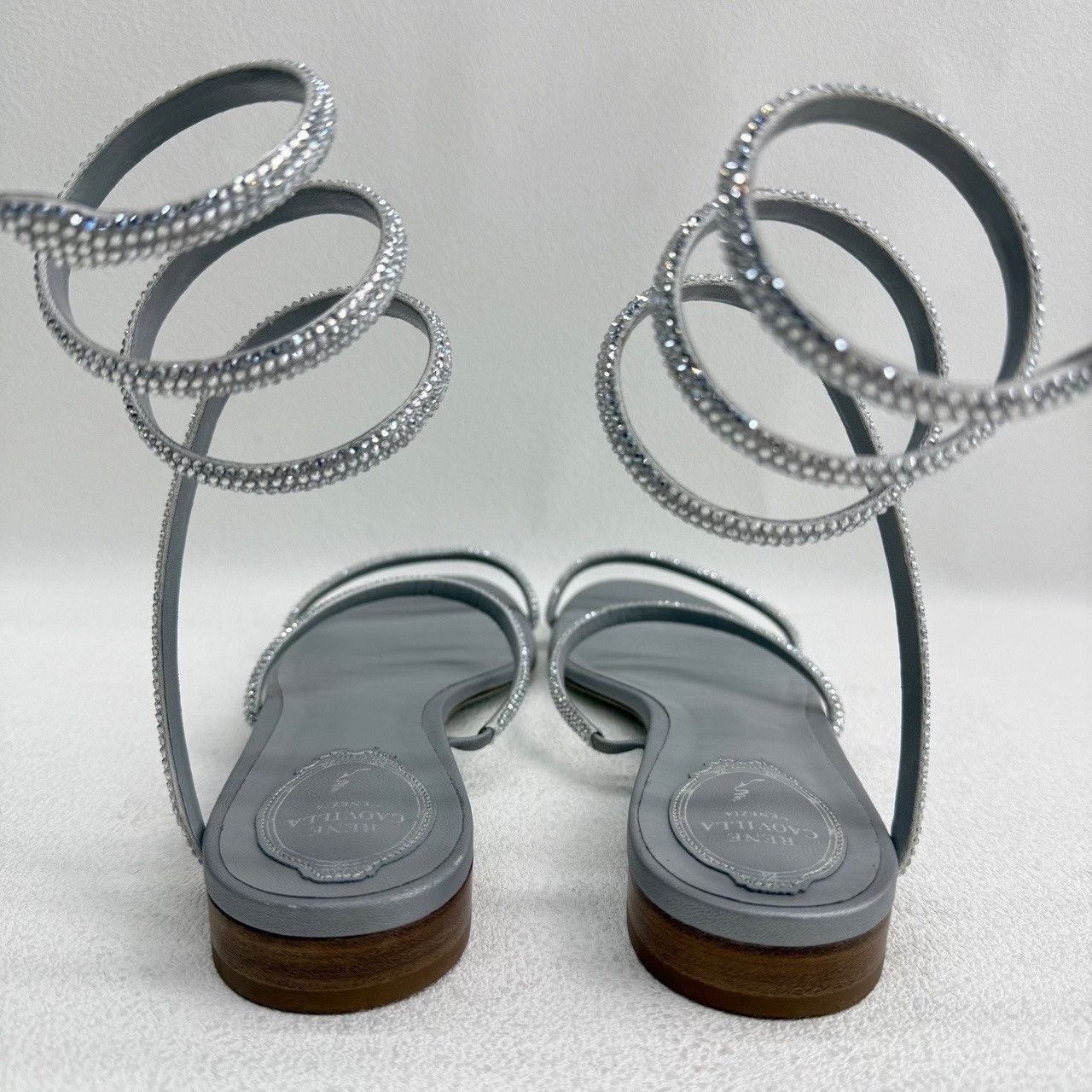 Rene Caovilla Rene Caovilla Cleo Rhinestone Coil Sandals Size 39 Size US 9 / IT 39 - 6 Thumbnail