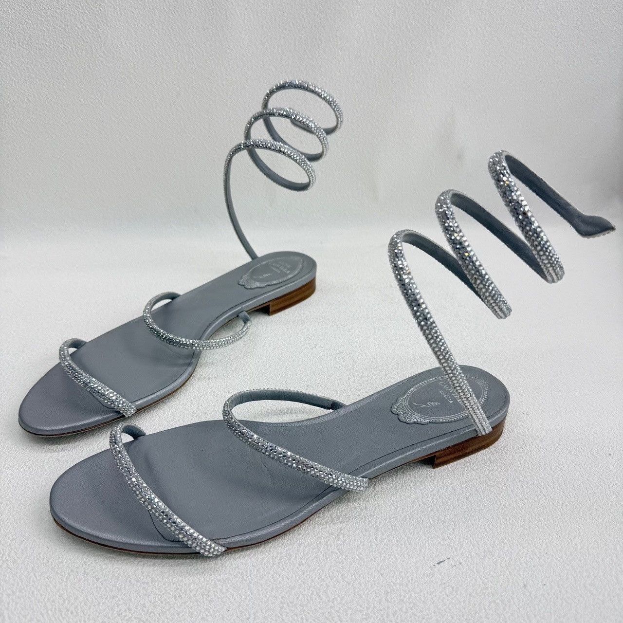 Rene Caovilla Rene Caovilla Cleo Rhinestone Coil Sandals Size 39 Size US 9 / IT 39 - 2 Thumbnail