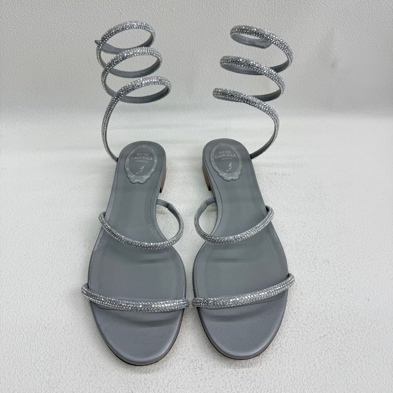 Rene Caovilla Rene Caovilla Cleo Rhinestone Coil Sandals Size 39 Size US 9 / IT 39 - 3 Thumbnail