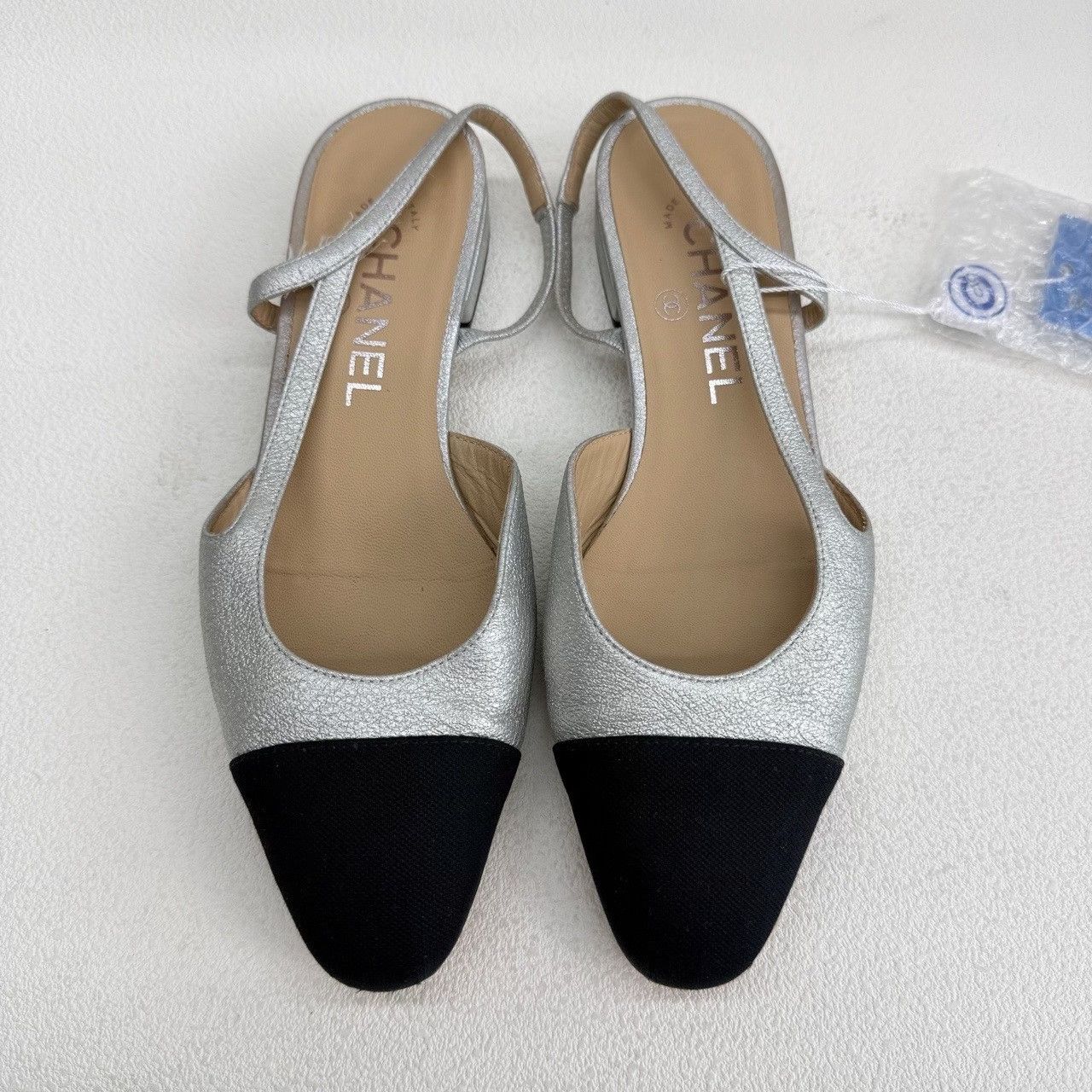 Chanel Chanel Metallic Slingback Flats Size 36 Size US 6 / IT 36 - 3 Thumbnail