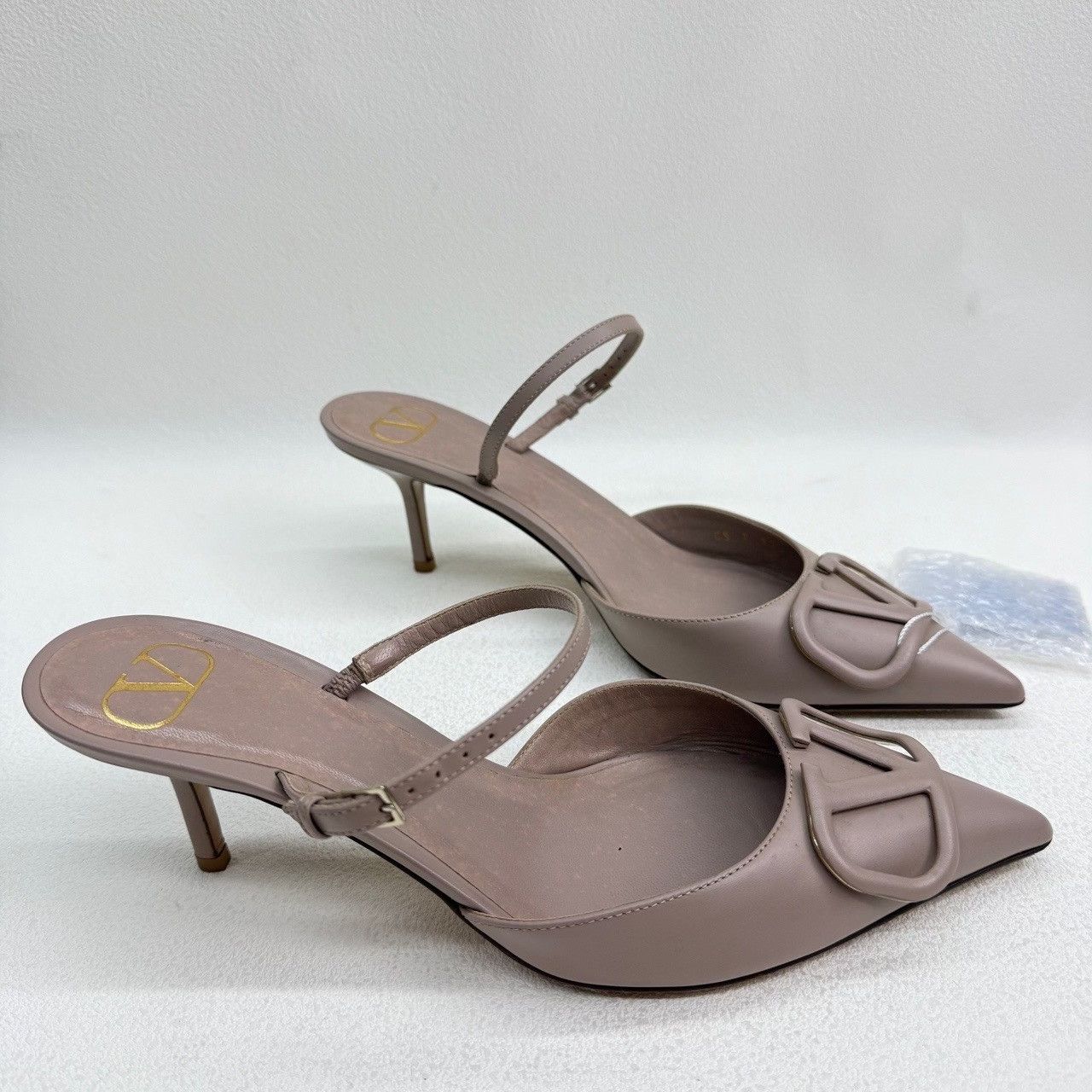 Valentino Valentino Garavani VLogo Slingback Heels Size 39 Size US 9 / IT 39 - 4 Thumbnail
