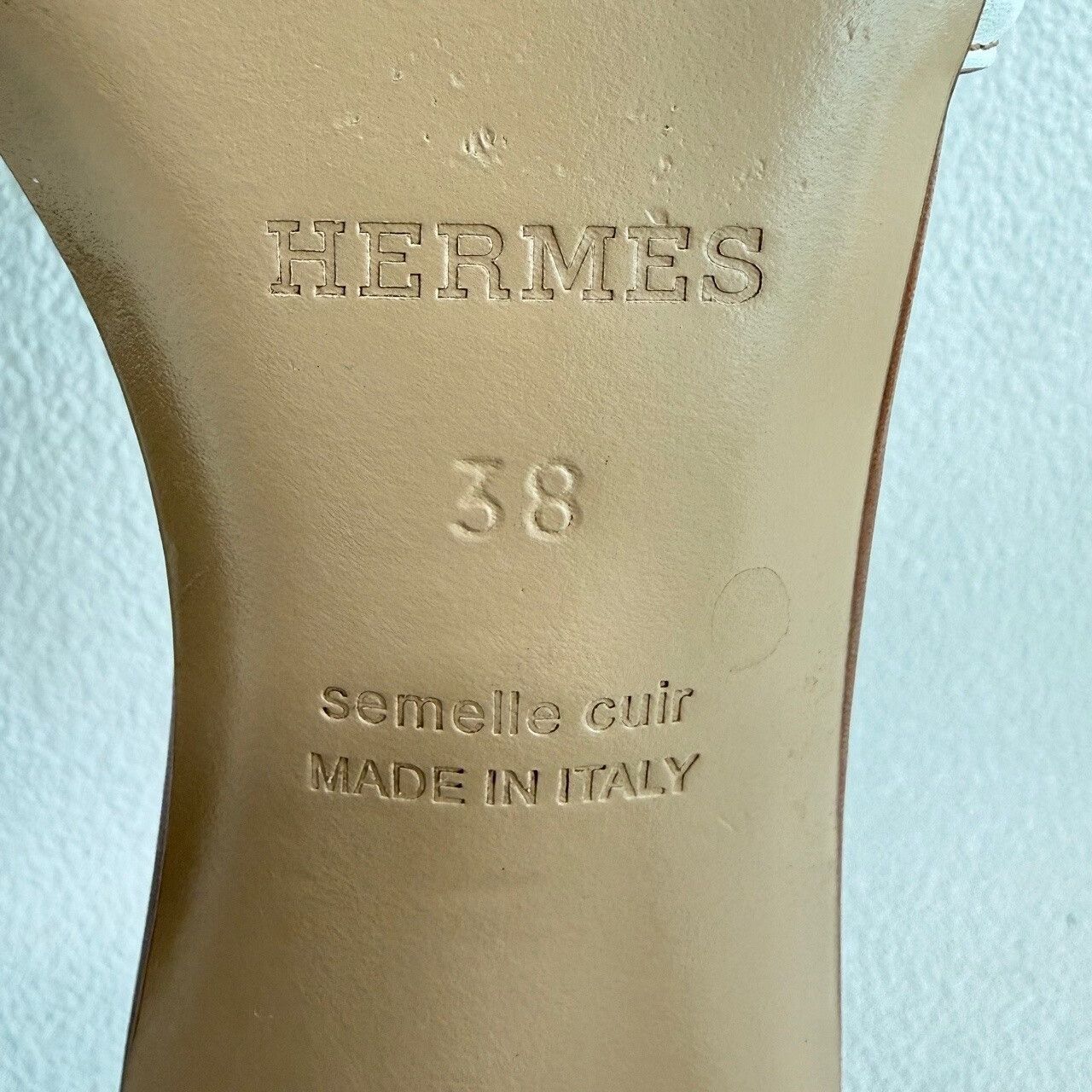 Hermes Hermes Oasis Leather Sandals Size 38 Size US 8 / IT 38 - 8 Thumbnail