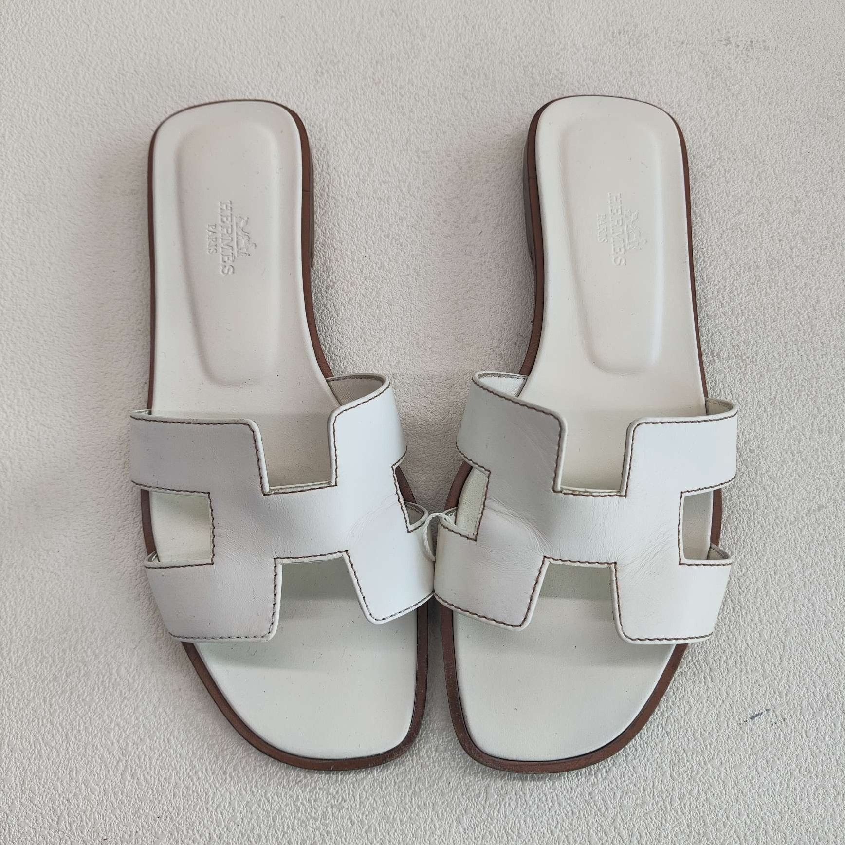 Hermes Hermès Oran Sandals Size 37.5 Size US 7.5 / IT 37.5 - 9 Thumbnail
