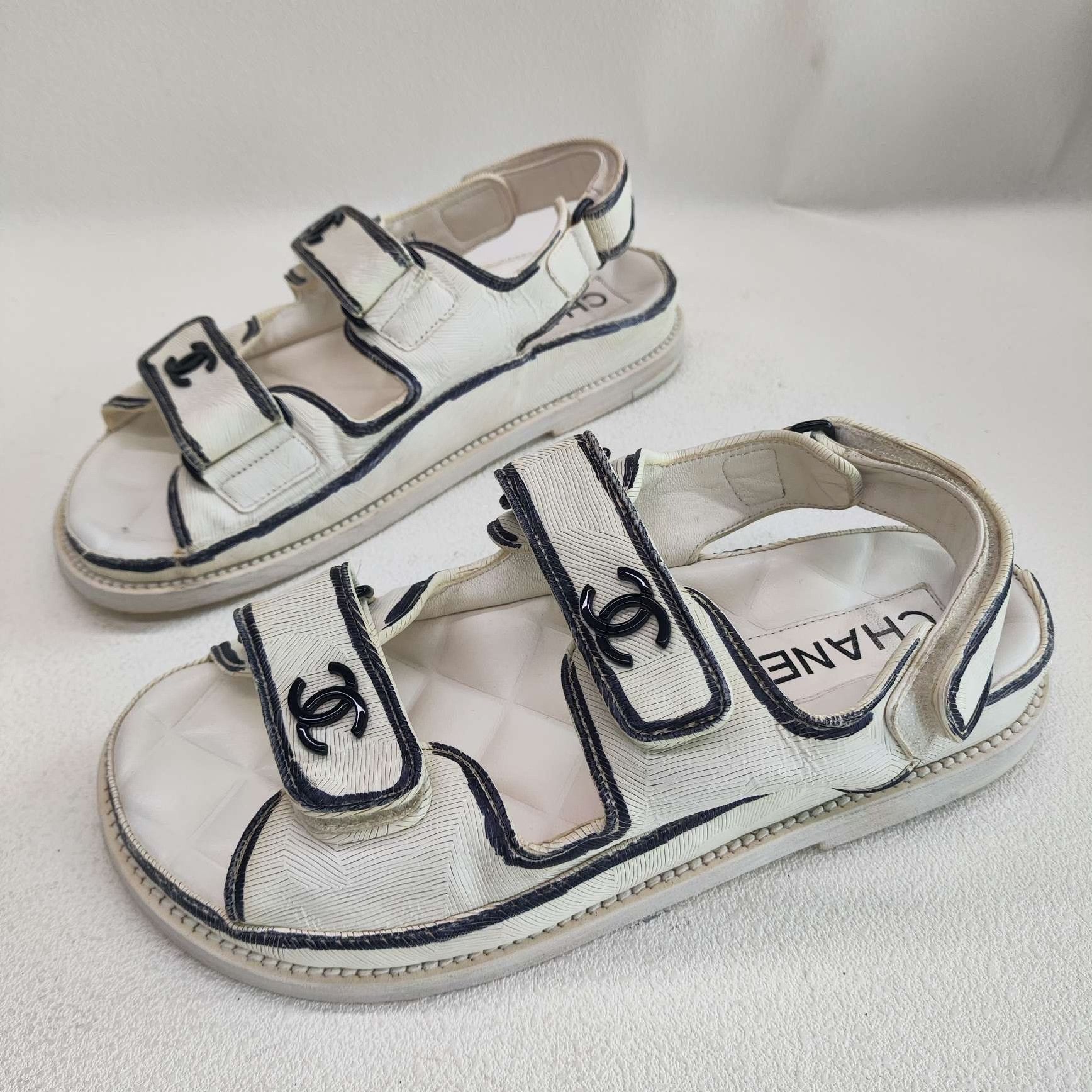 Chanel Chanel Logo Strap Sandals Size 36 Size US 6 / IT 36 - 2 Thumbnail