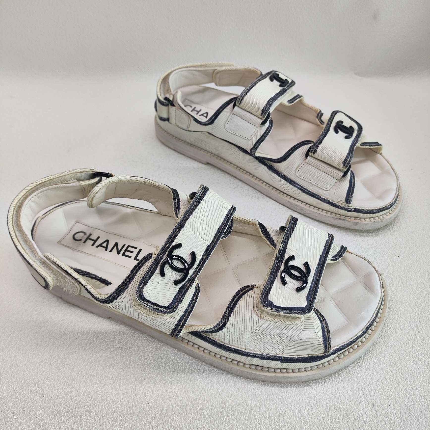 Chanel Chanel Logo Strap Sandals Size 36 Size US 6 / IT 36 - 4 Thumbnail