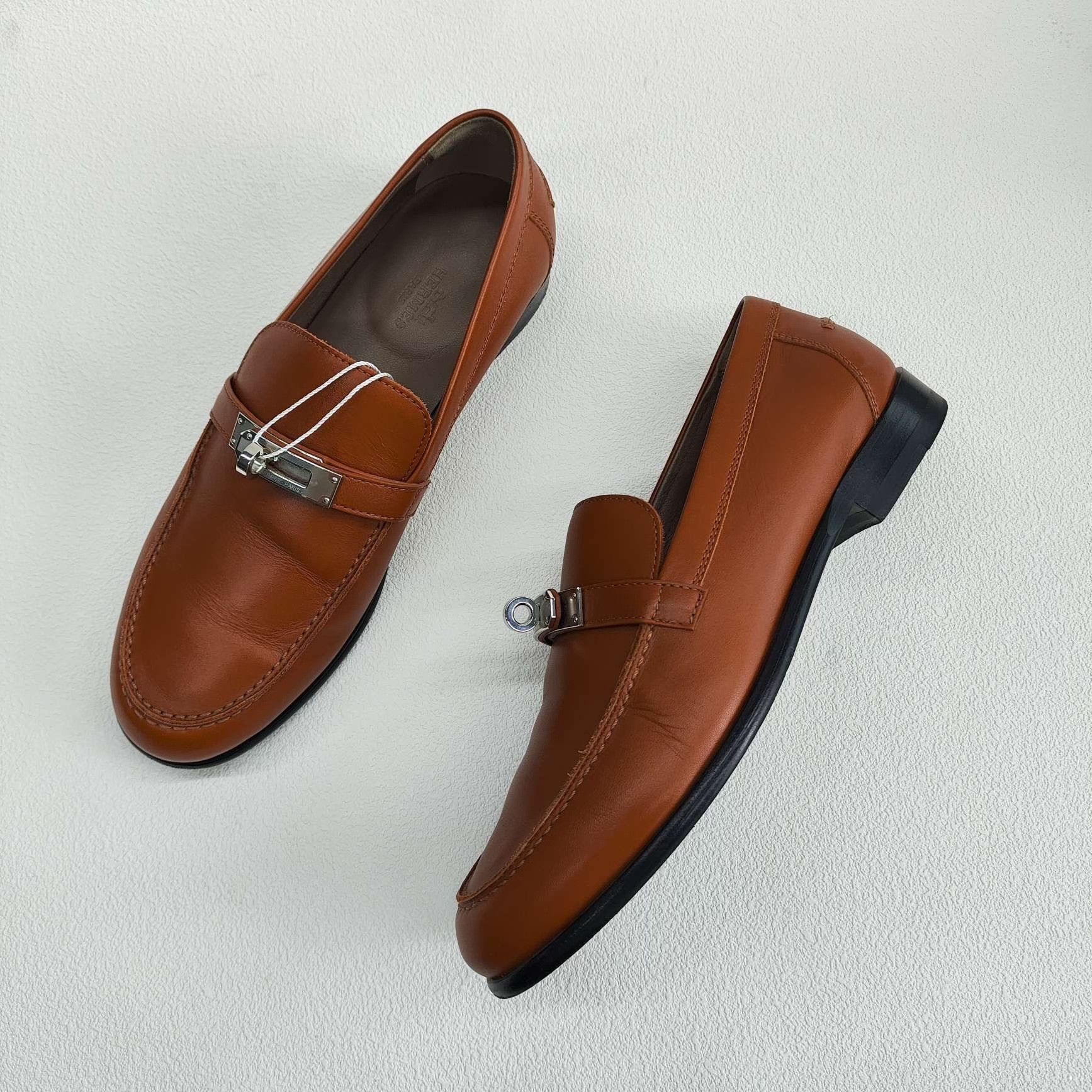 Hermes Hermès Kelly Buckle Leather Loafers Size 37 Size US 7 / IT 37 - 9 Thumbnail
