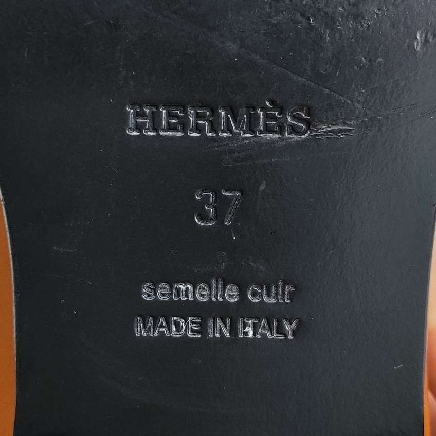 Hermes Hermès Kelly Buckle Leather Loafers Size 37 Size US 7 / IT 37 - 7 Thumbnail