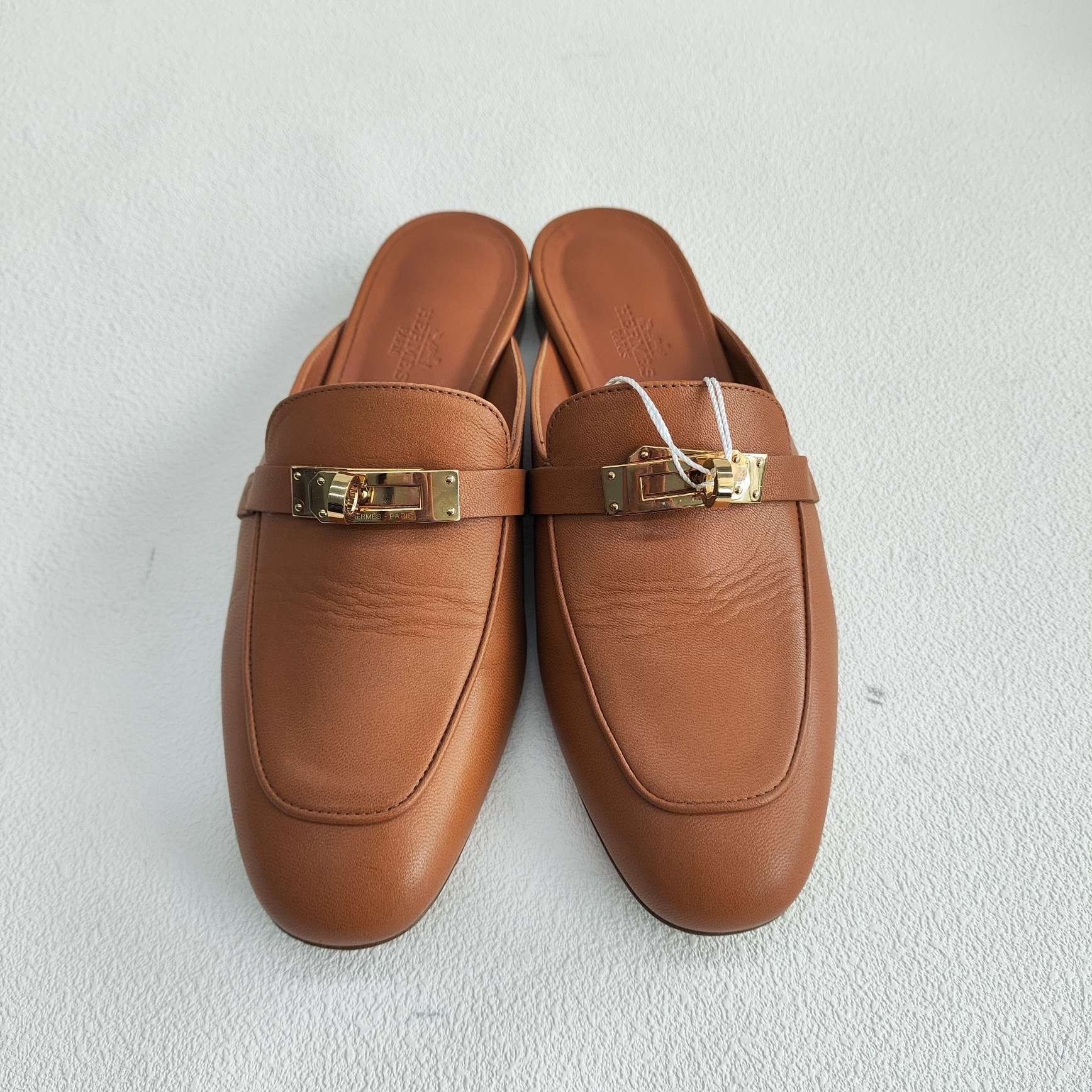 Hermes Hermès Oz Leather Mules Size 36 Size US 6 / IT 36 - 3 Thumbnail