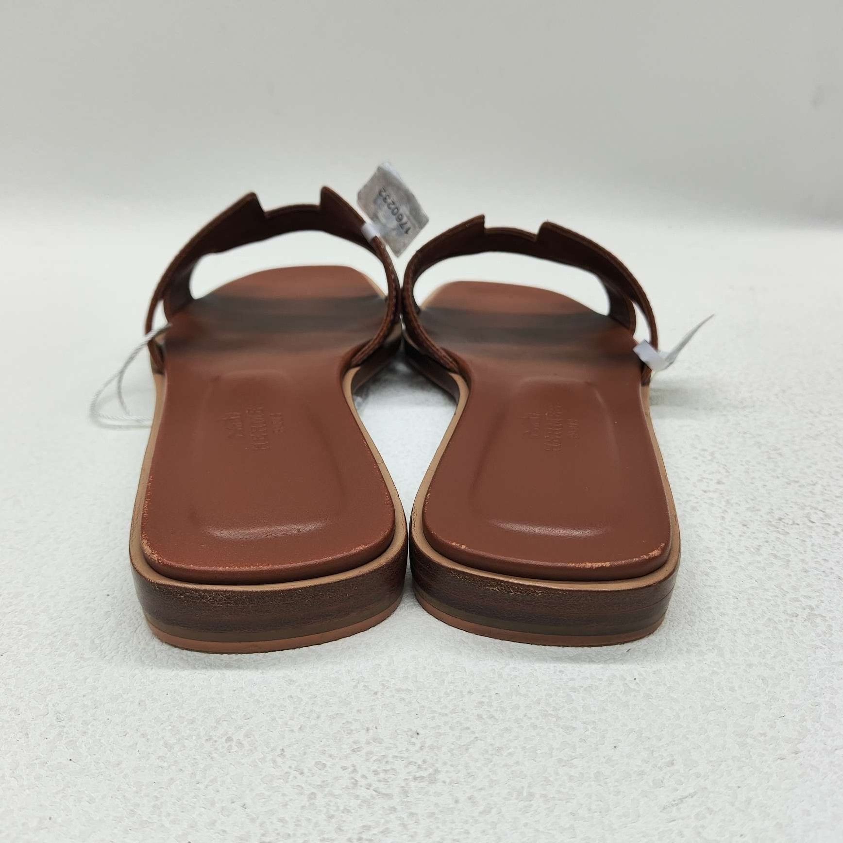 Hermes Hermès Oran Leather Sandals Size 36.5 Size US 6.5 / IT 36.5 - 6 Thumbnail