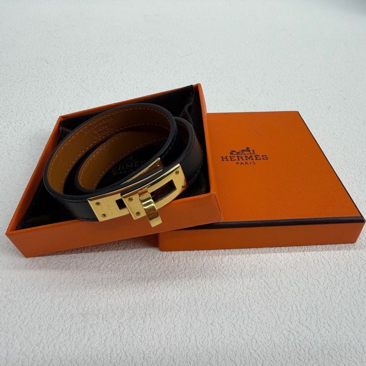 Hermes Hermes Kelly Double Tour Bracelet Black Size ONE SIZE - 5 Thumbnail