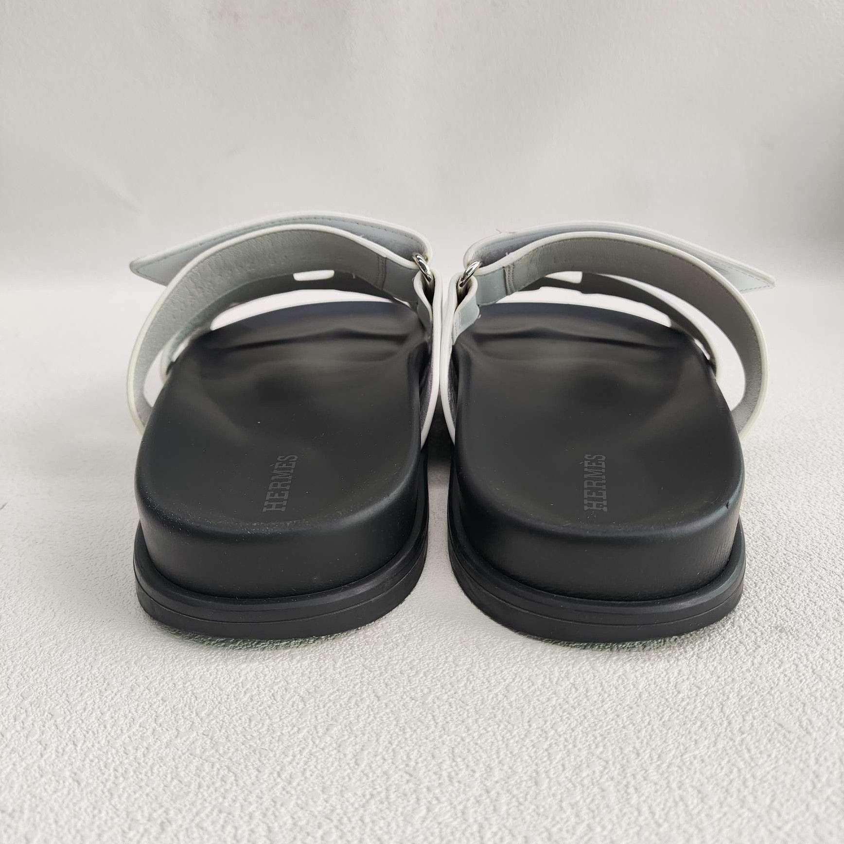 Hermes Hermes Chypre Leather Sandals Size 39 Size US 9 / IT 39 - 6 Thumbnail