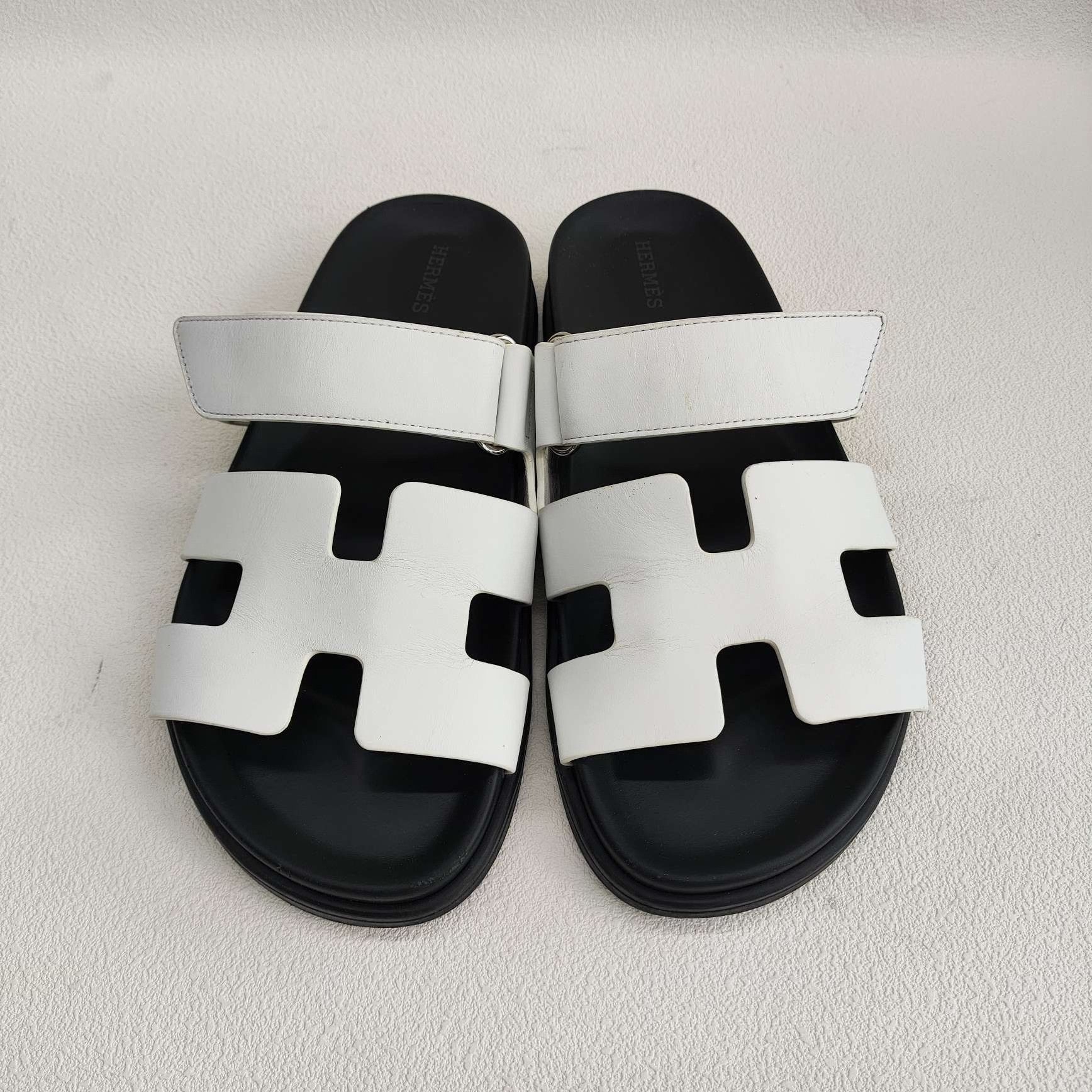 Hermes Hermes Chypre Leather Sandals Size 39 Size US 9 / IT 39 - 3 Thumbnail