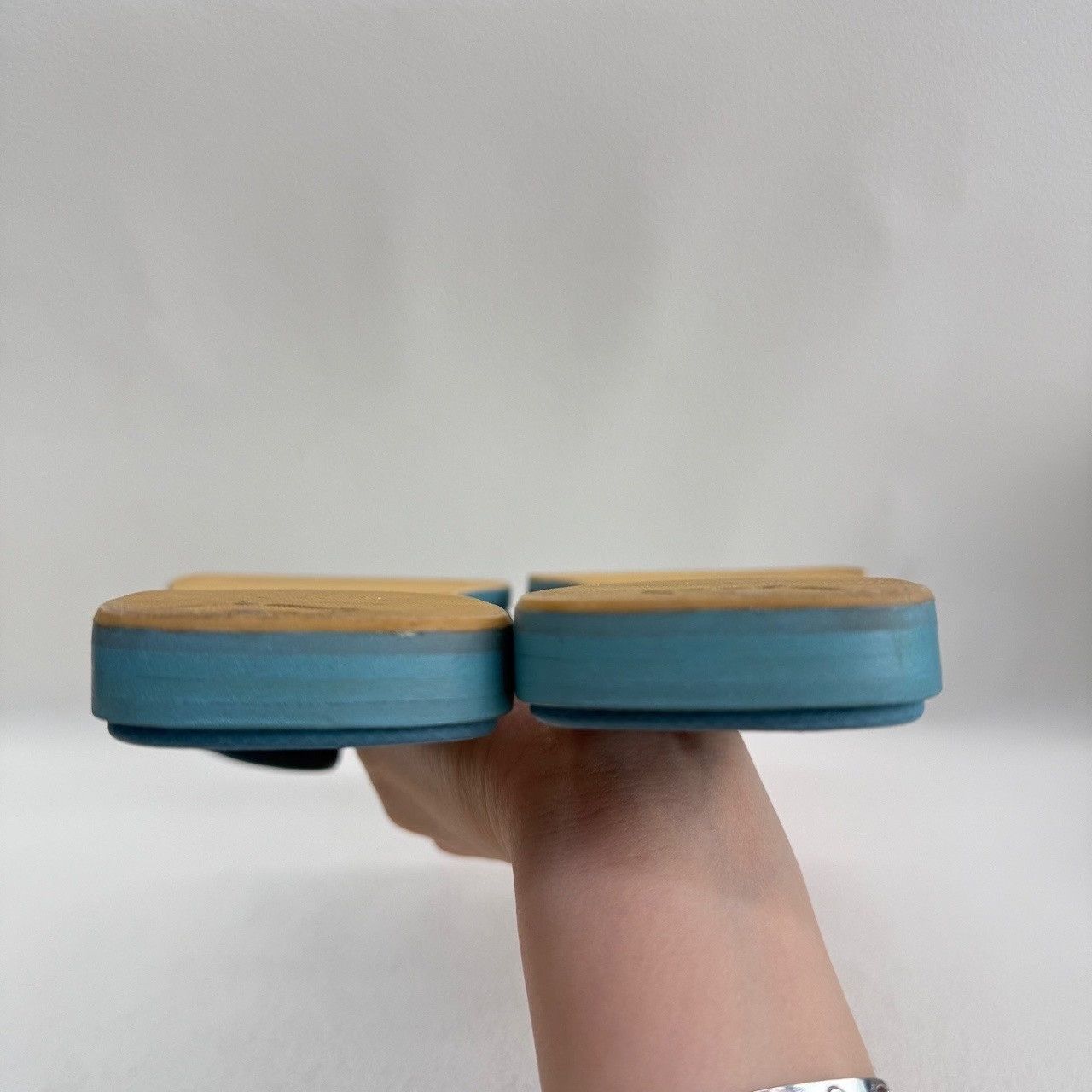 Hermes Hermès Blue Oran Sandals Size 37.5 Size US 7.5 / IT 37.5 - 7 Thumbnail