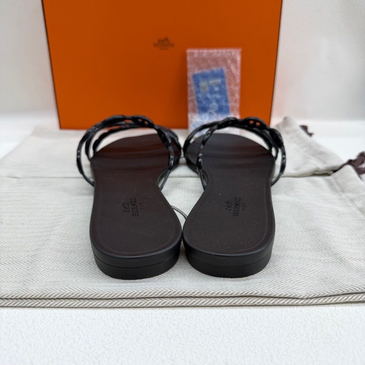 Hermes Hermès Rubber Chain Sandals Size 39 Size US 9 / IT 39 - 6 Thumbnail