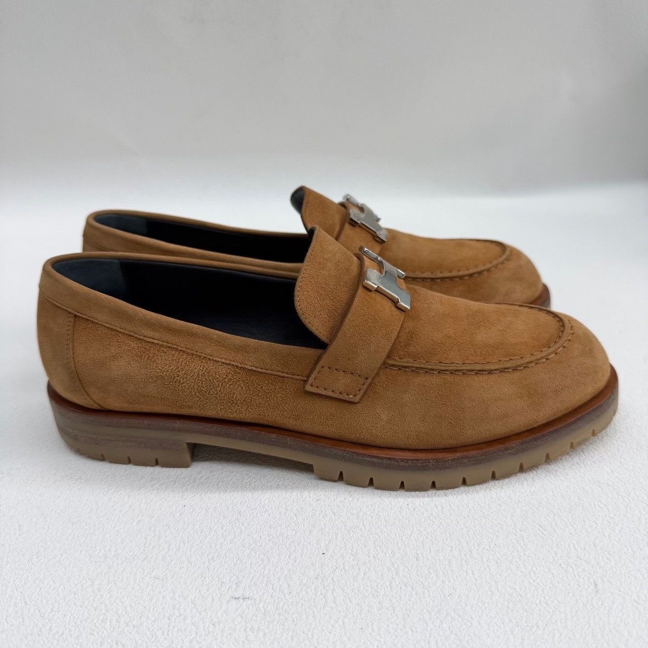 Hermes Hermès Suede H Logo Loafers Size 38 Size US 8 / IT 38 - 5 Thumbnail