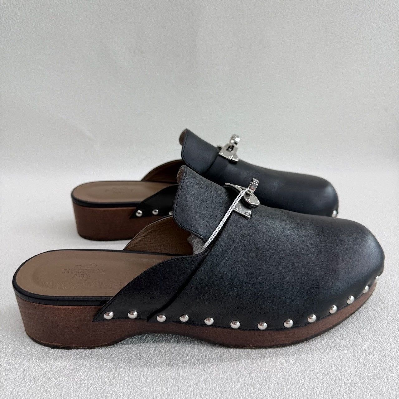 Hermes Hermes Kelly Leather Mules Size 41 Size US 11 / IT 41 - 5 Thumbnail