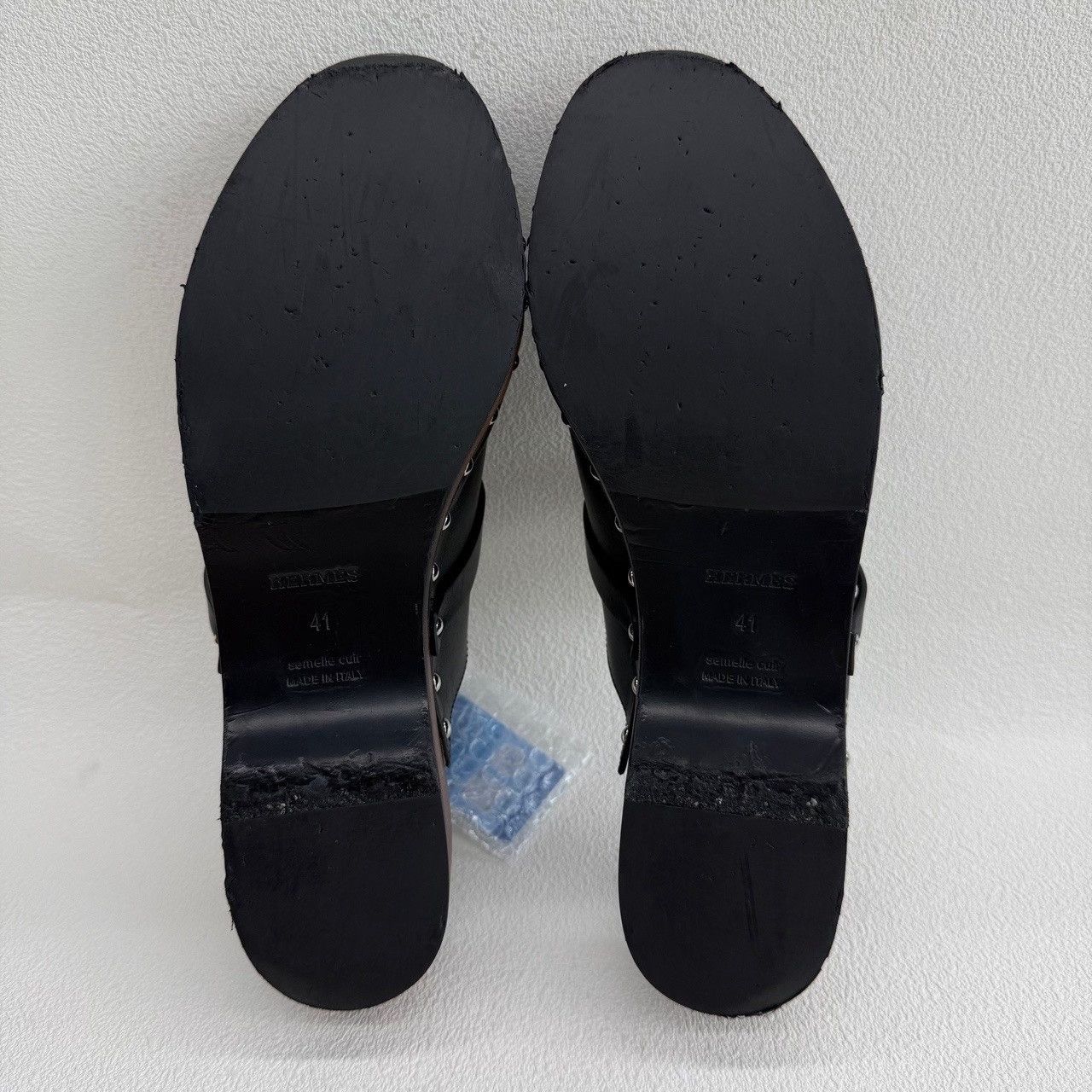 Hermes Hermes Kelly Leather Mules Size 41 Size US 11 / IT 41 - 8 Thumbnail