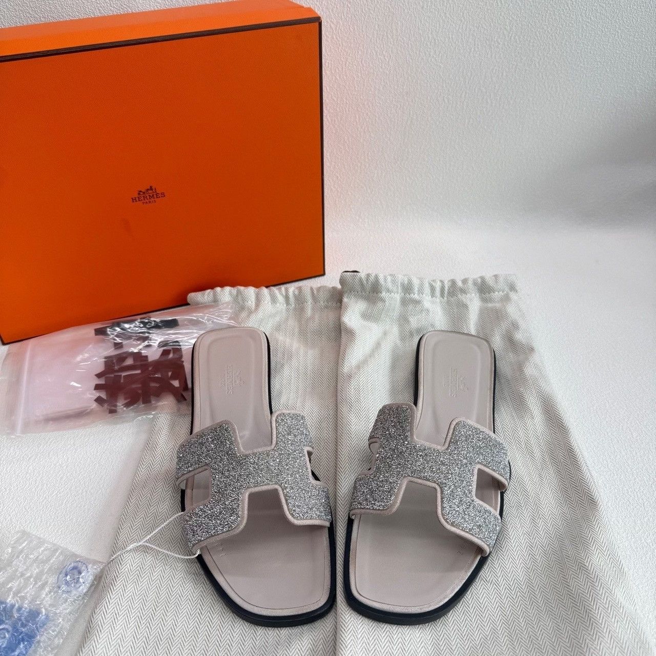Hermes Hermès Glitter H Sandals Size 37 Size US 7 / IT 37 - 2 Thumbnail