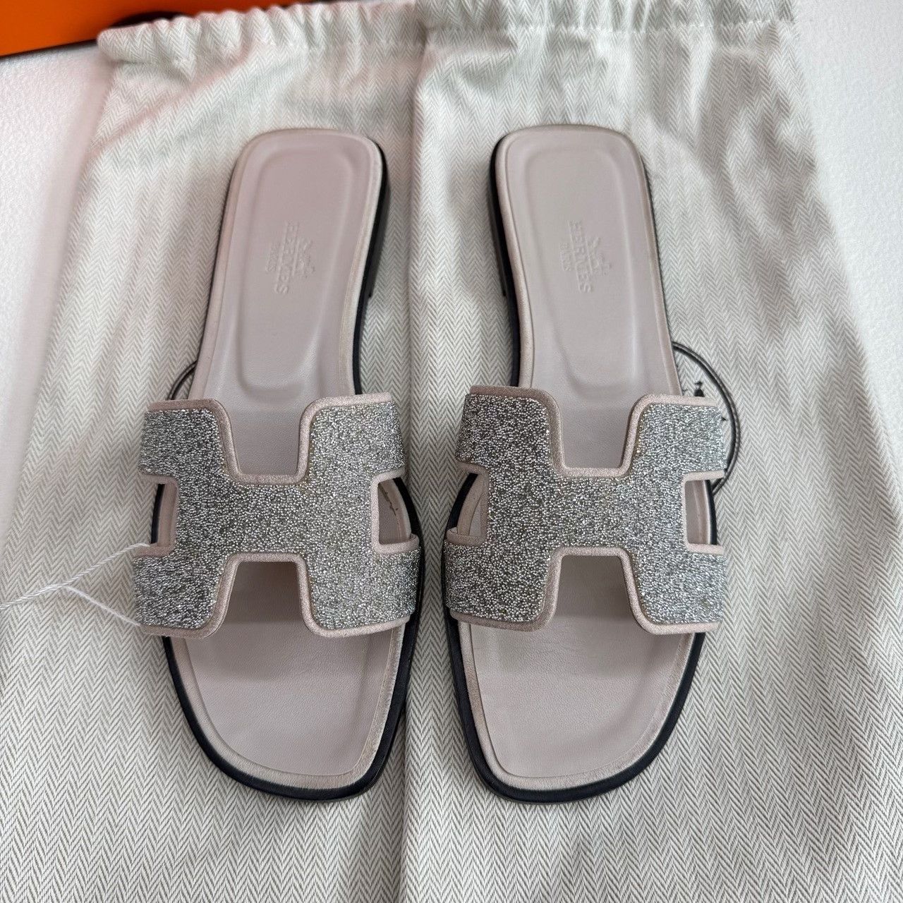 Hermes Hermès Glitter H Sandals Size 37 Size US 7 / IT 37 - 4 Thumbnail