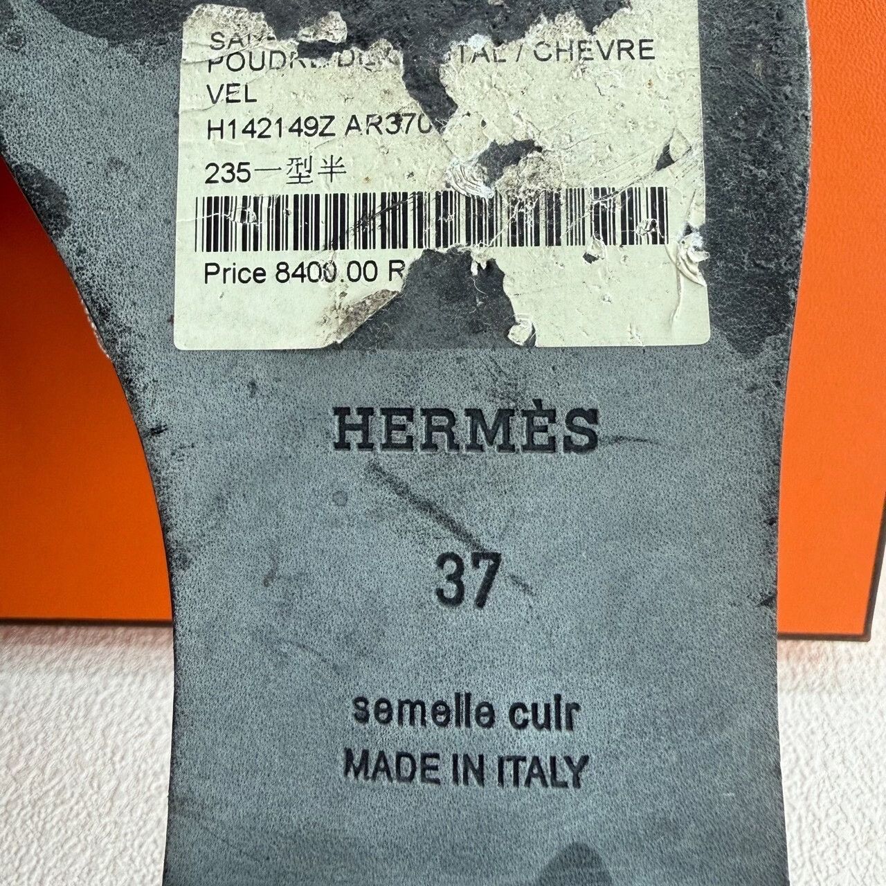 Hermes Hermès Glitter H Sandals Size 37 Size US 7 / IT 37 - 10 Thumbnail