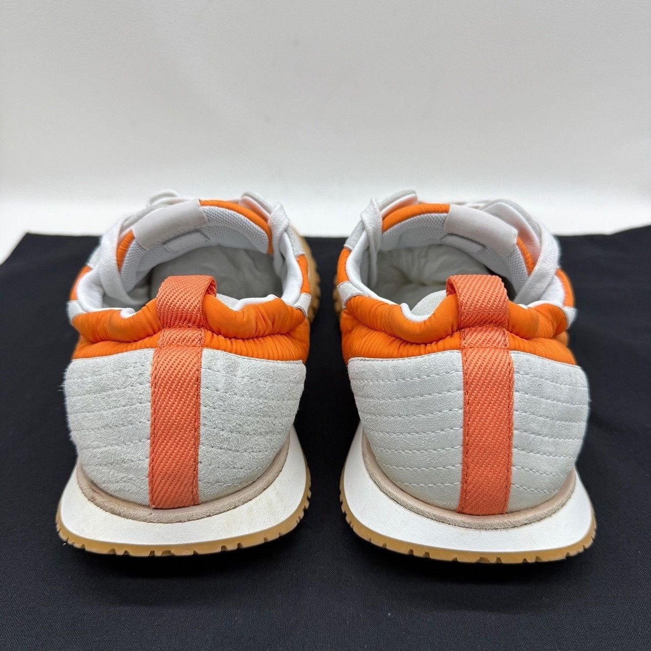 Hermes Hermès Orange Low-Top Sneakers Size US 8 Size US 8 / EU 41 - 6 Thumbnail