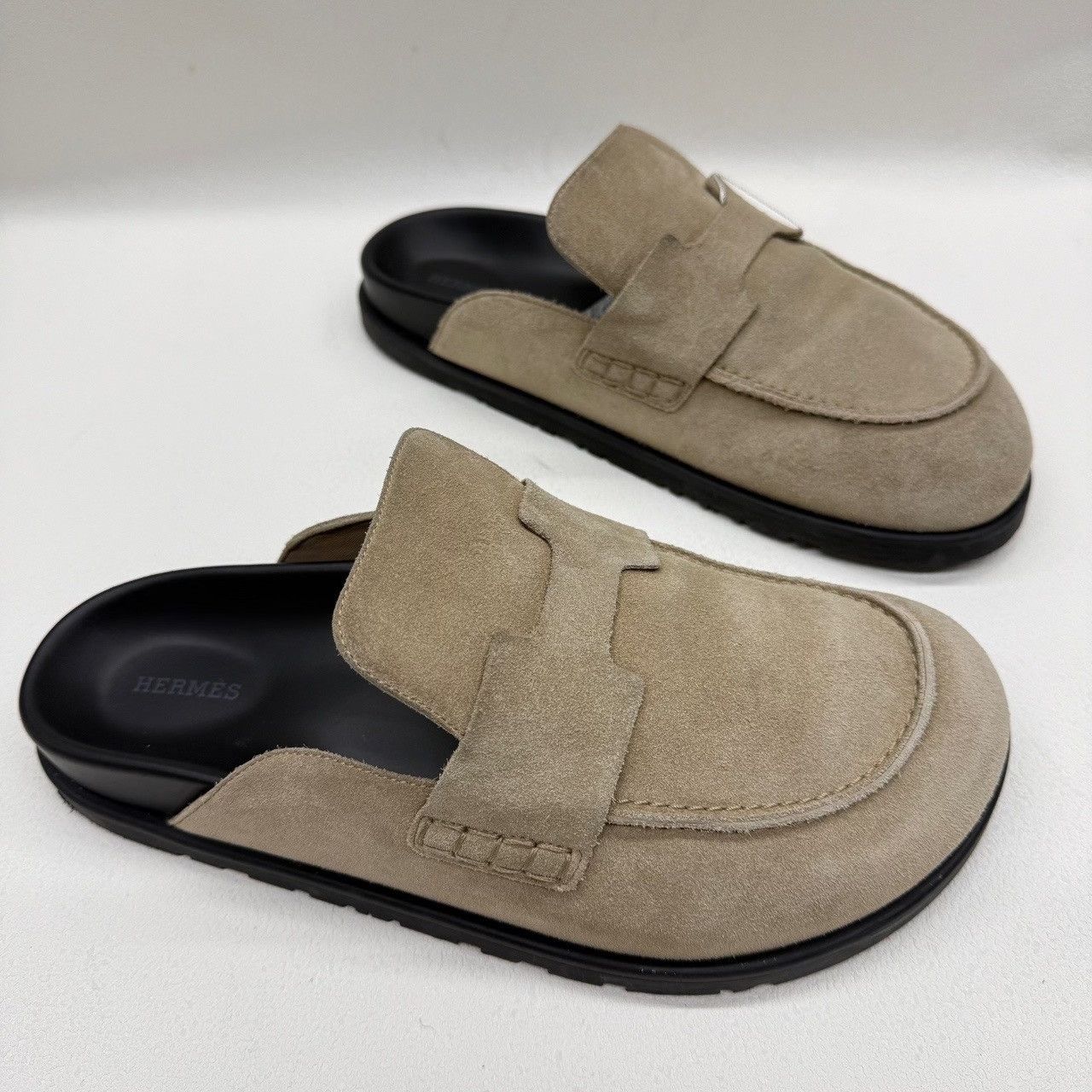 Hermes Hermès Go Suede Mules Size 9 Size US 9 / EU 42 - 4 Thumbnail