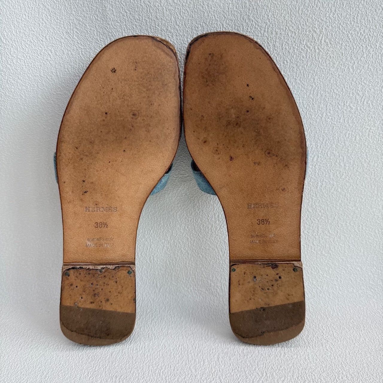 Hermes Hermes Oran Denim Sandals Size 38.5 Size US 8.5 / IT 38.5 - 6 Thumbnail